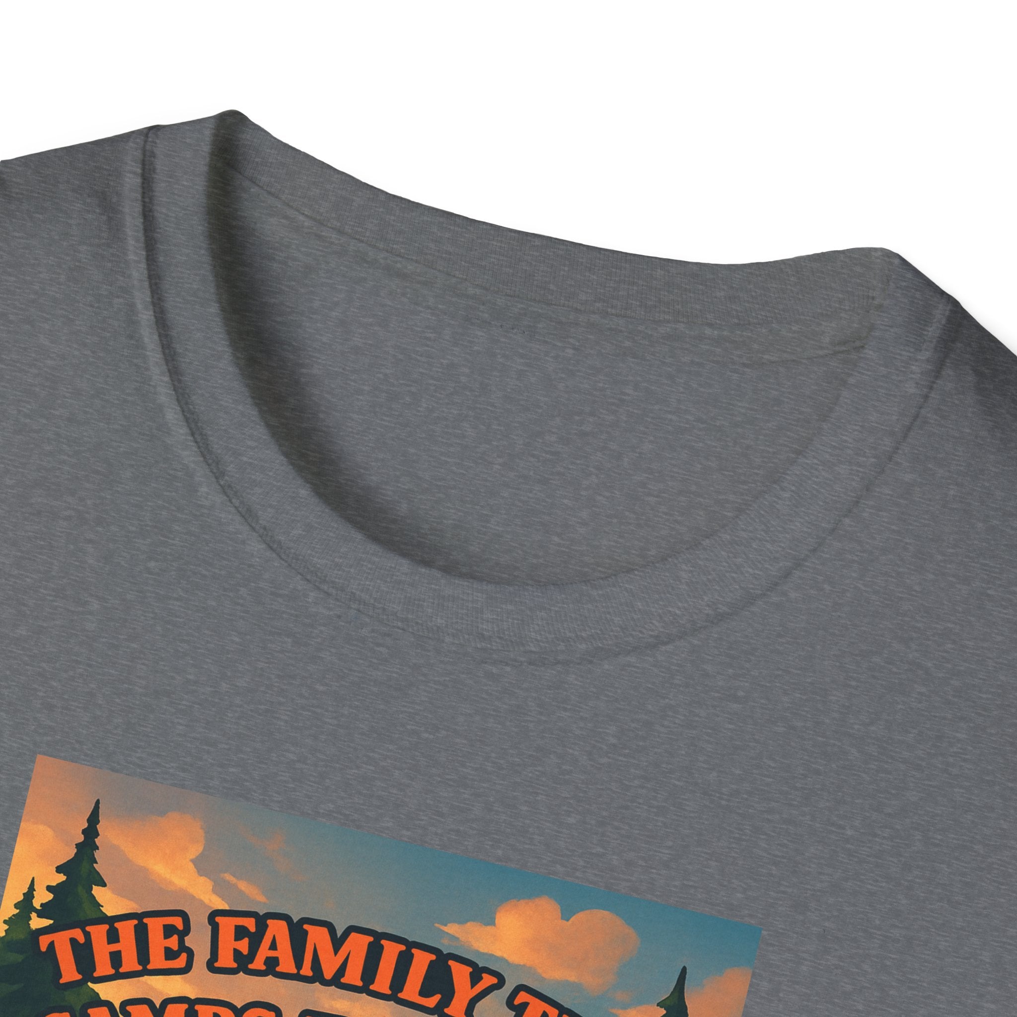 Family Camping Unisex T-Shirt - "The Family That Camps Together Stays Together"