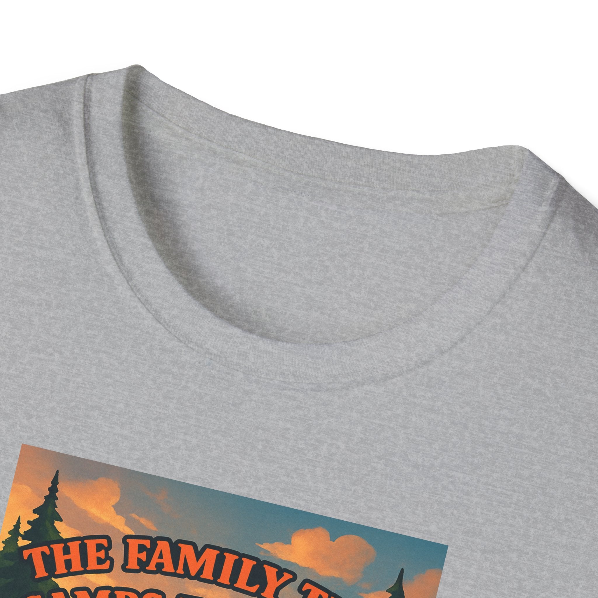 Family Camping Unisex T-Shirt - "The Family That Camps Together Stays Together"