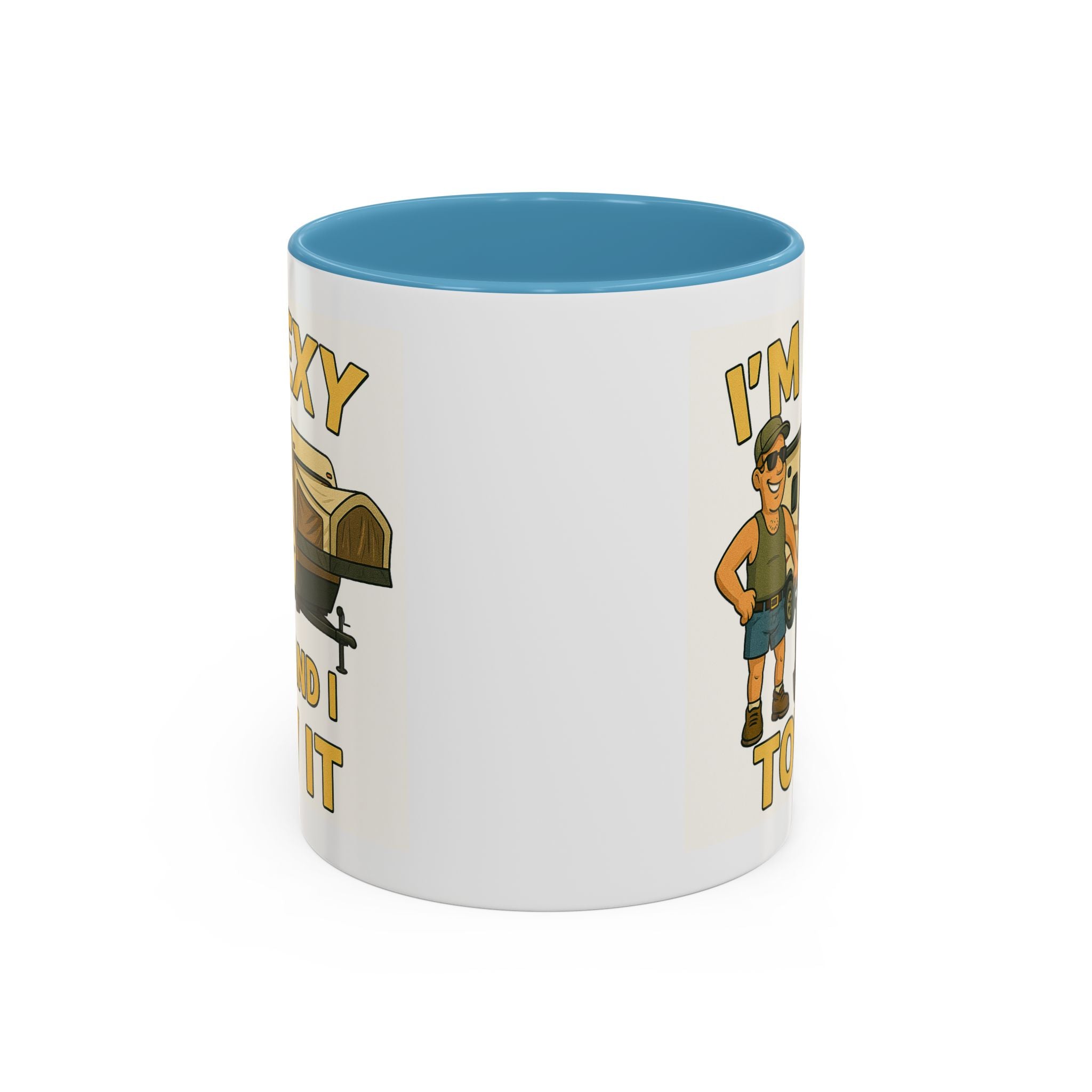 I'm sexy and I tow it - Hybrid Camping Coffee Mug (11, 15oz)