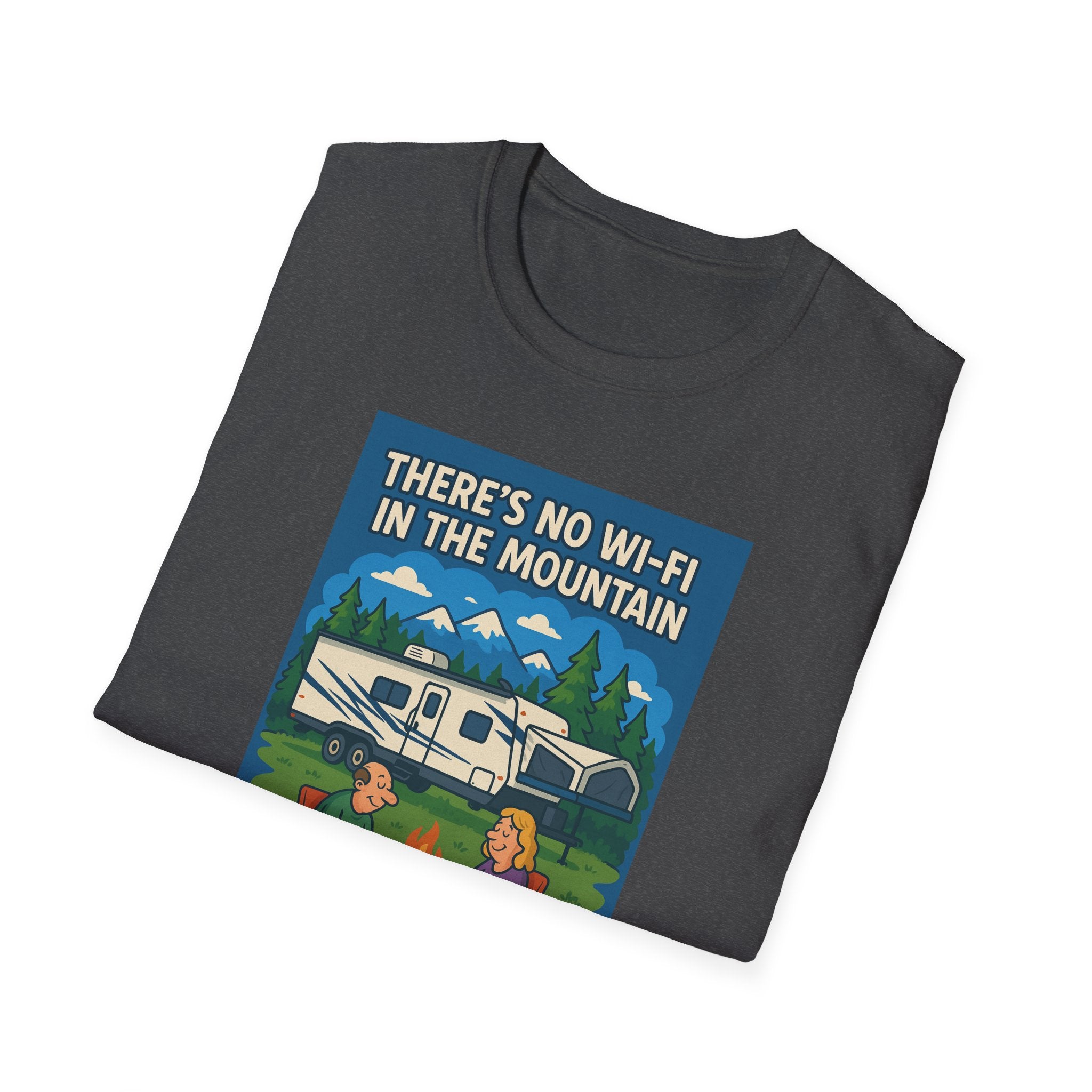 Camping Connection Unisex Softstyle T-Shirt - Fun Outdoor Adventure Tee