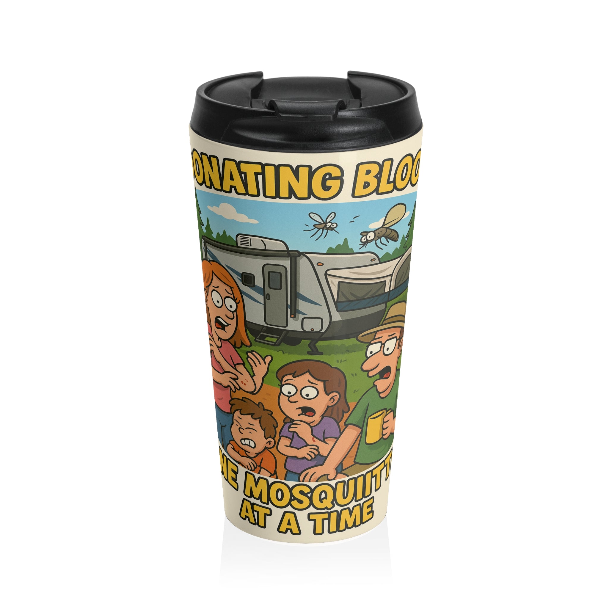 Donating Blood, One Mosquito at a Time - Hybrid Camper Travel Mug