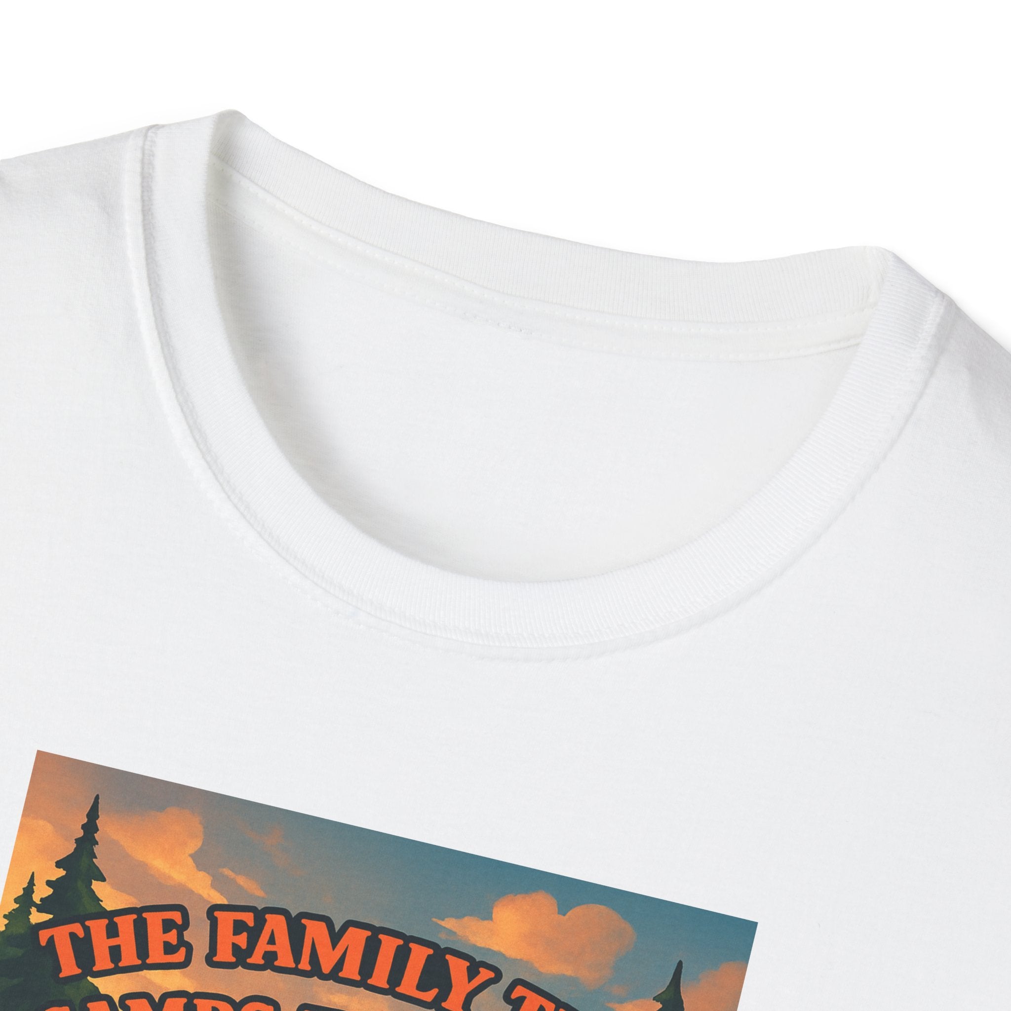 Family Camping Unisex T-Shirt - "The Family That Camps Together Stays Together"
