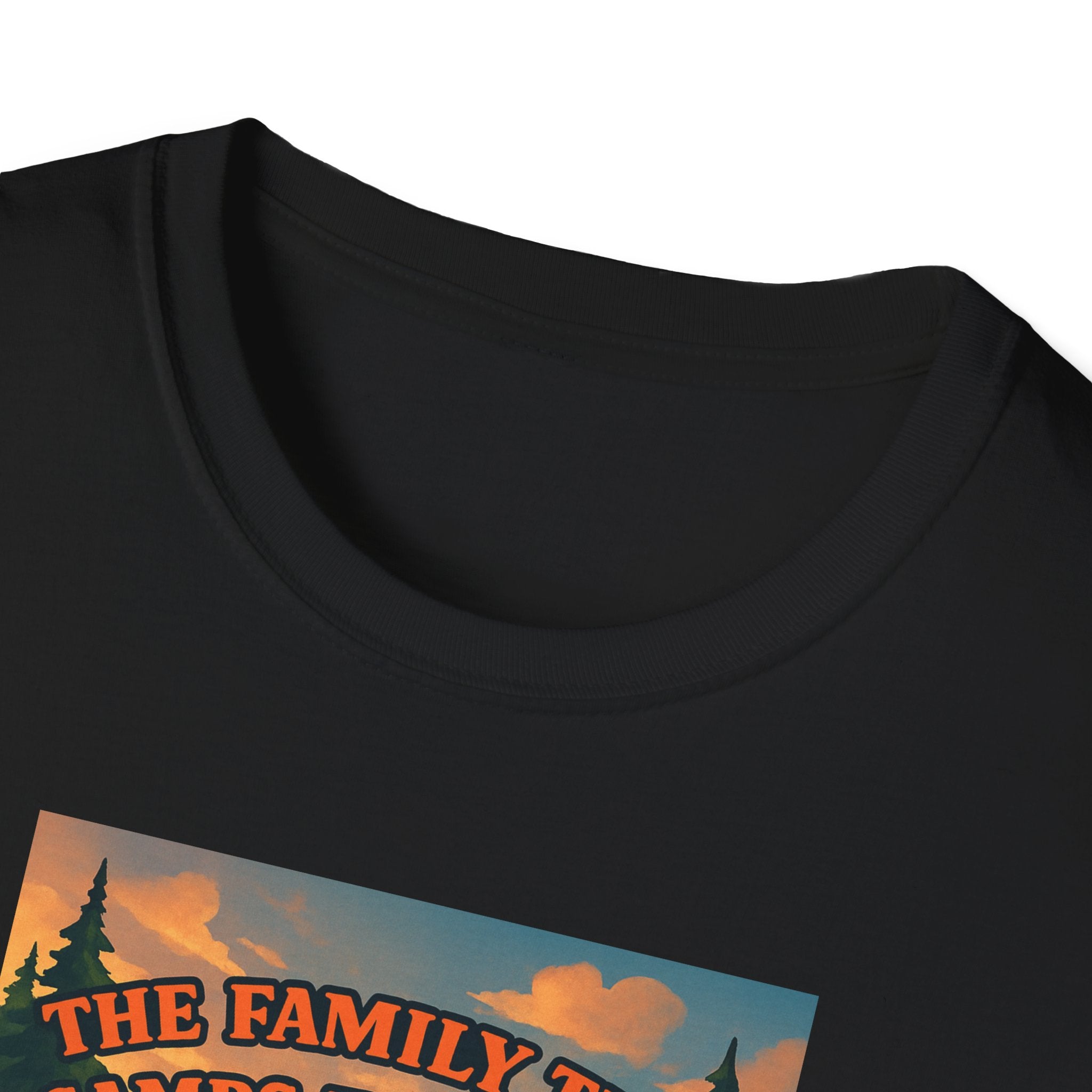 Family Camping Unisex T-Shirt - "The Family That Camps Together Stays Together"