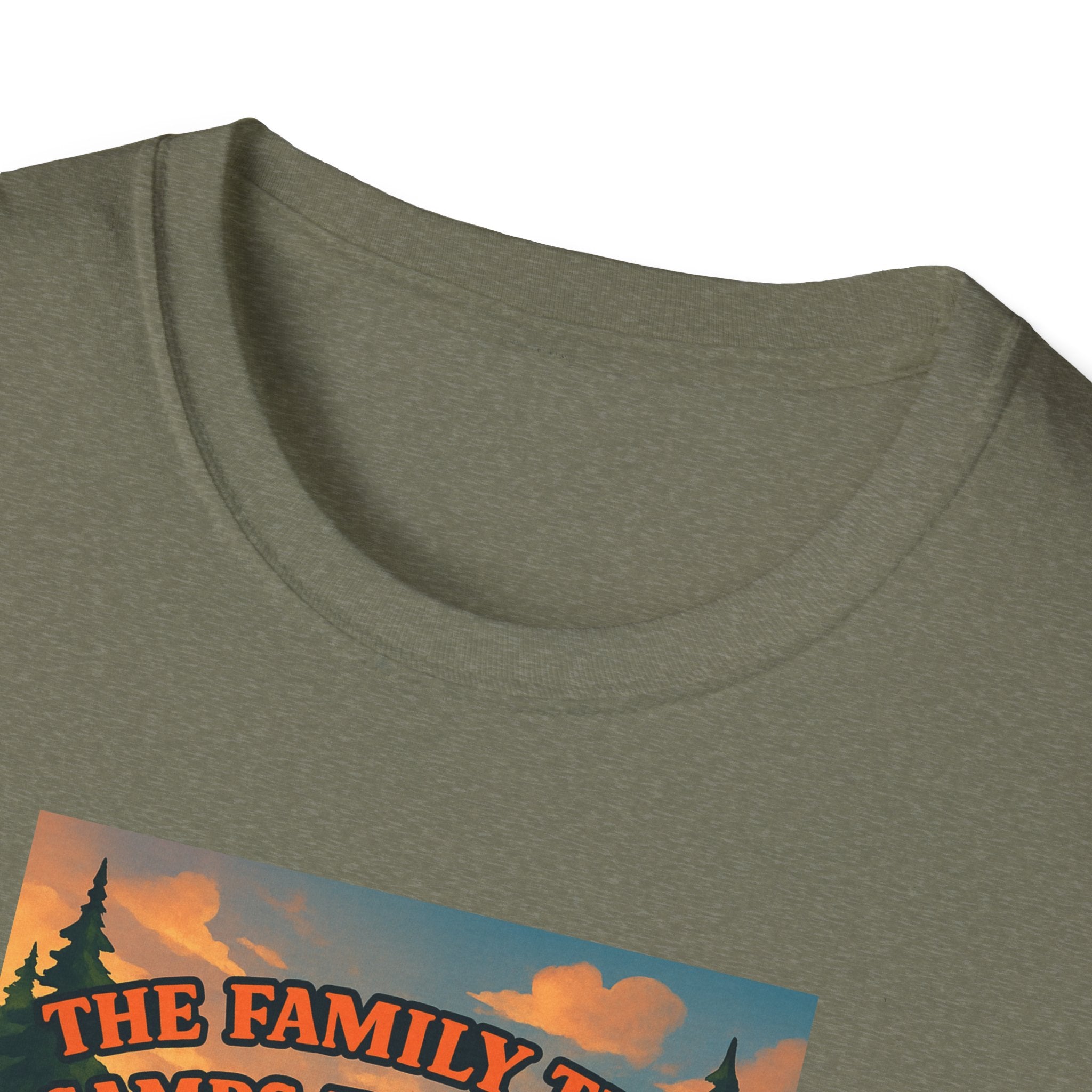 Family Camping Unisex T-Shirt - "The Family That Camps Together Stays Together"