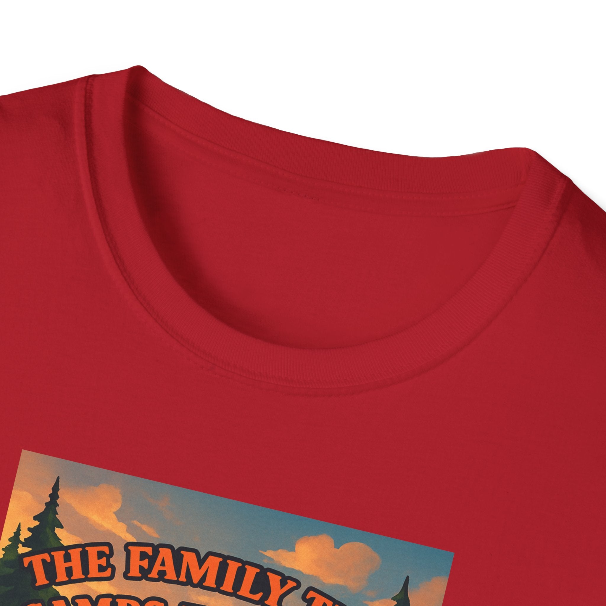 Family Camping Unisex T-Shirt - "The Family That Camps Together Stays Together"