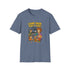 Camp Hair Don't Care Unisex Softstyle T-Shirt - Fun Summer Vibes for Campers