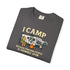 Funny Unisex Camp T-Shirt - I Camp Because Punching People is Frowned Upon