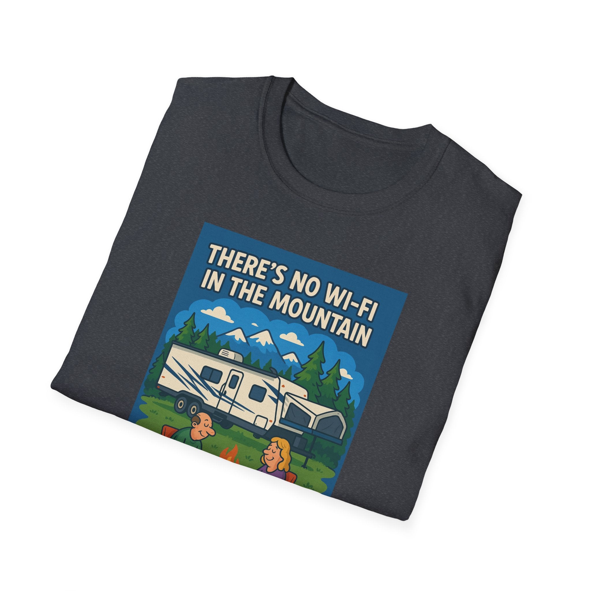 Camping Connection Unisex Softstyle T-Shirt - Fun Outdoor Adventure Tee