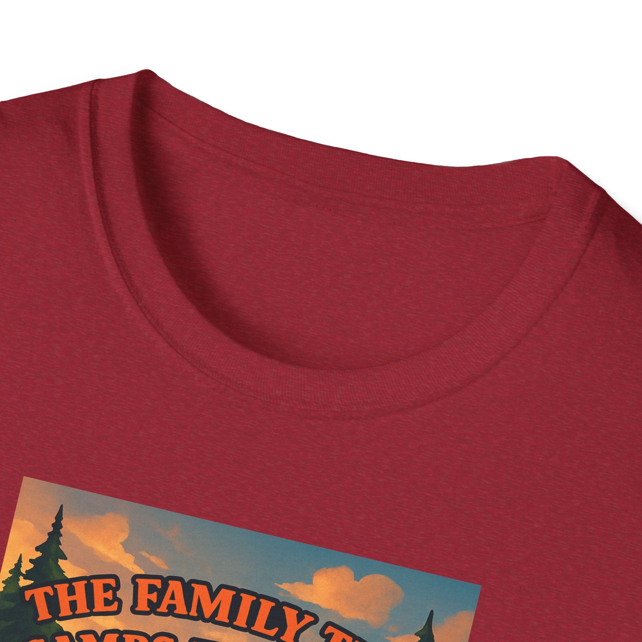 Family Camping Unisex T-Shirt - "The Family That Camps Together Stays Together"