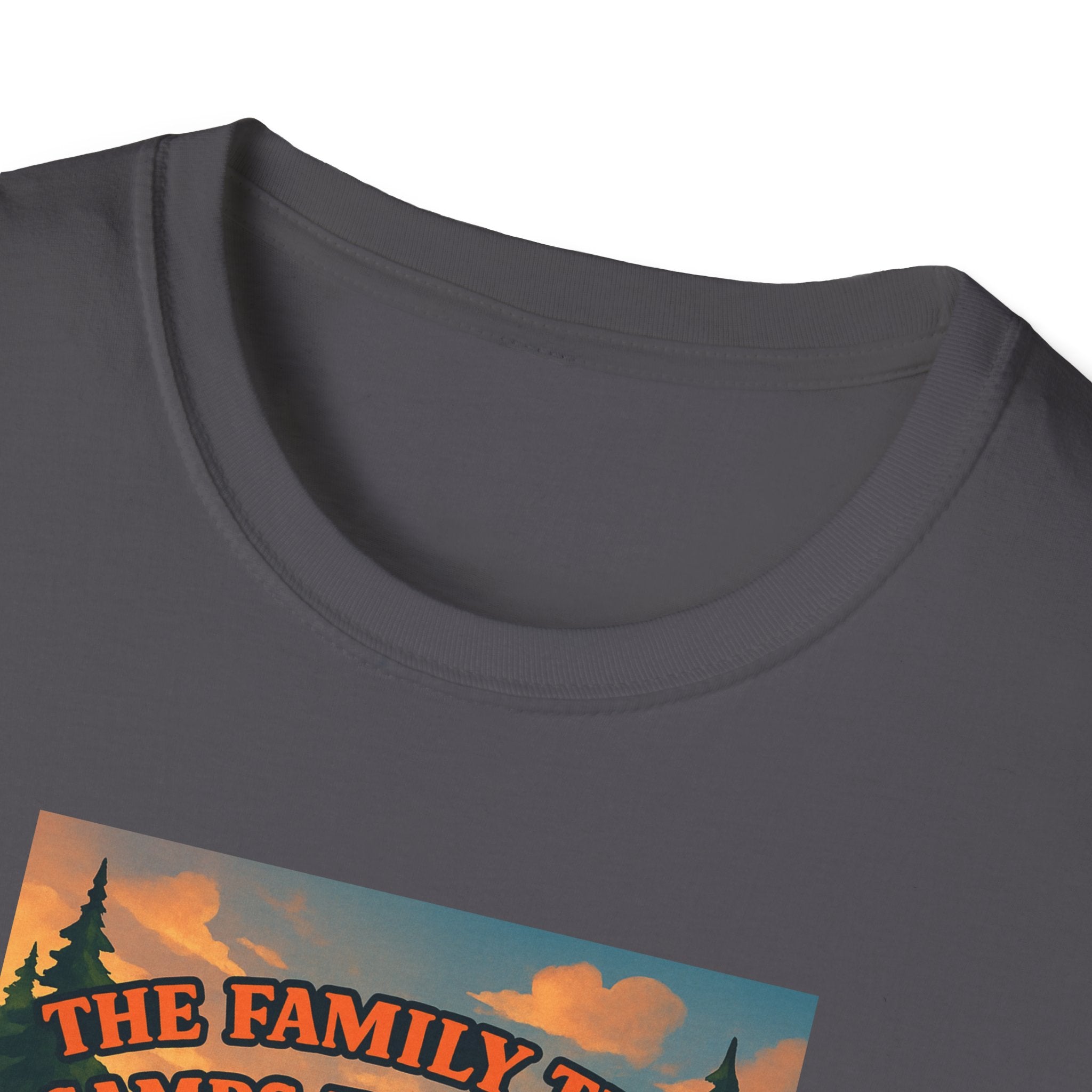 Family Camping Unisex T-Shirt - "The Family That Camps Together Stays Together"