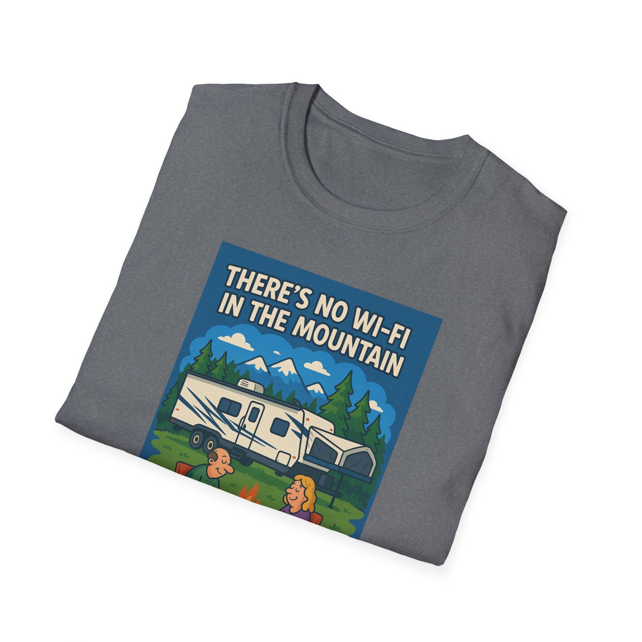 Camping Connection Unisex Softstyle T-Shirt - Fun Outdoor Adventure Tee