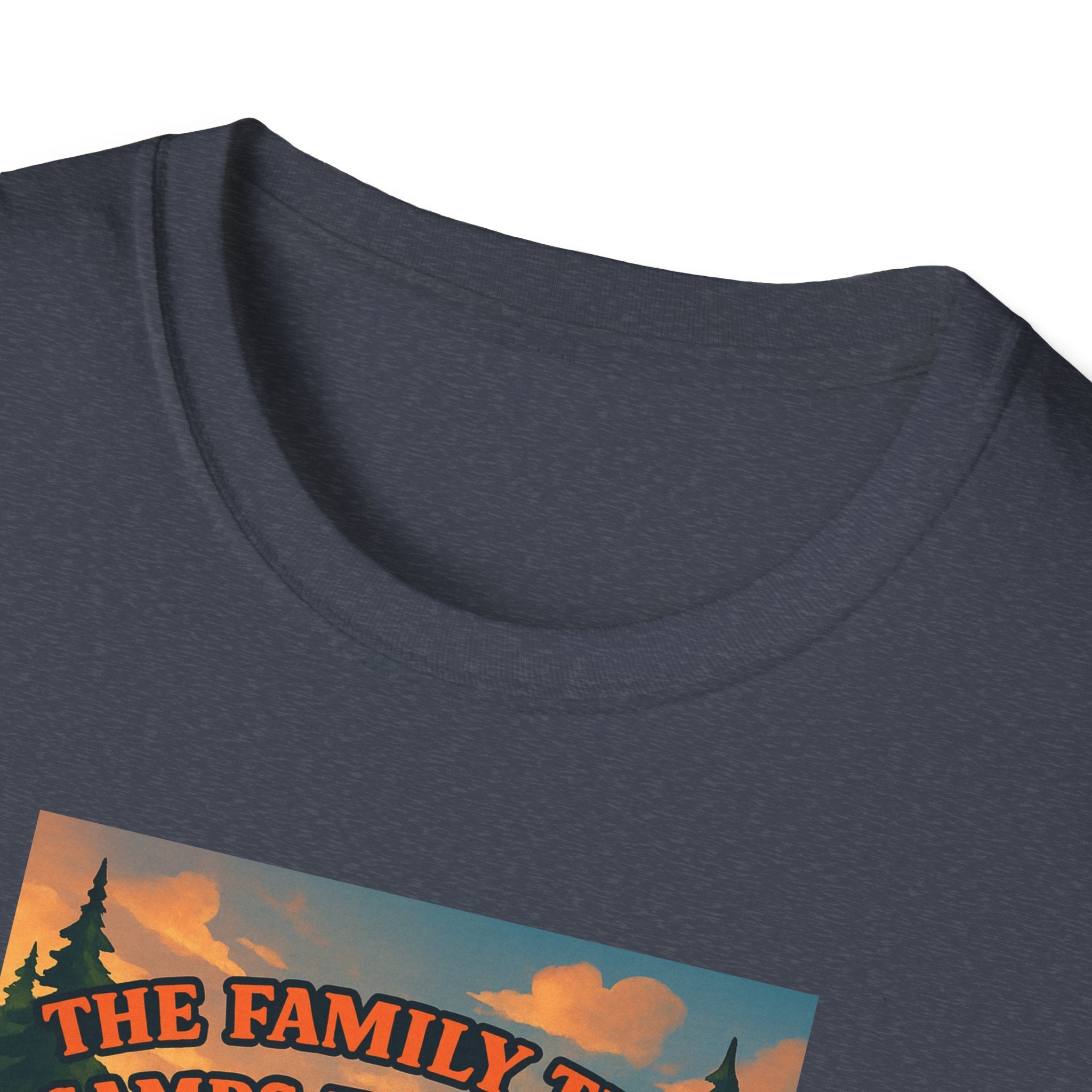 Family Camping Unisex T-Shirt - "The Family That Camps Together Stays Together"