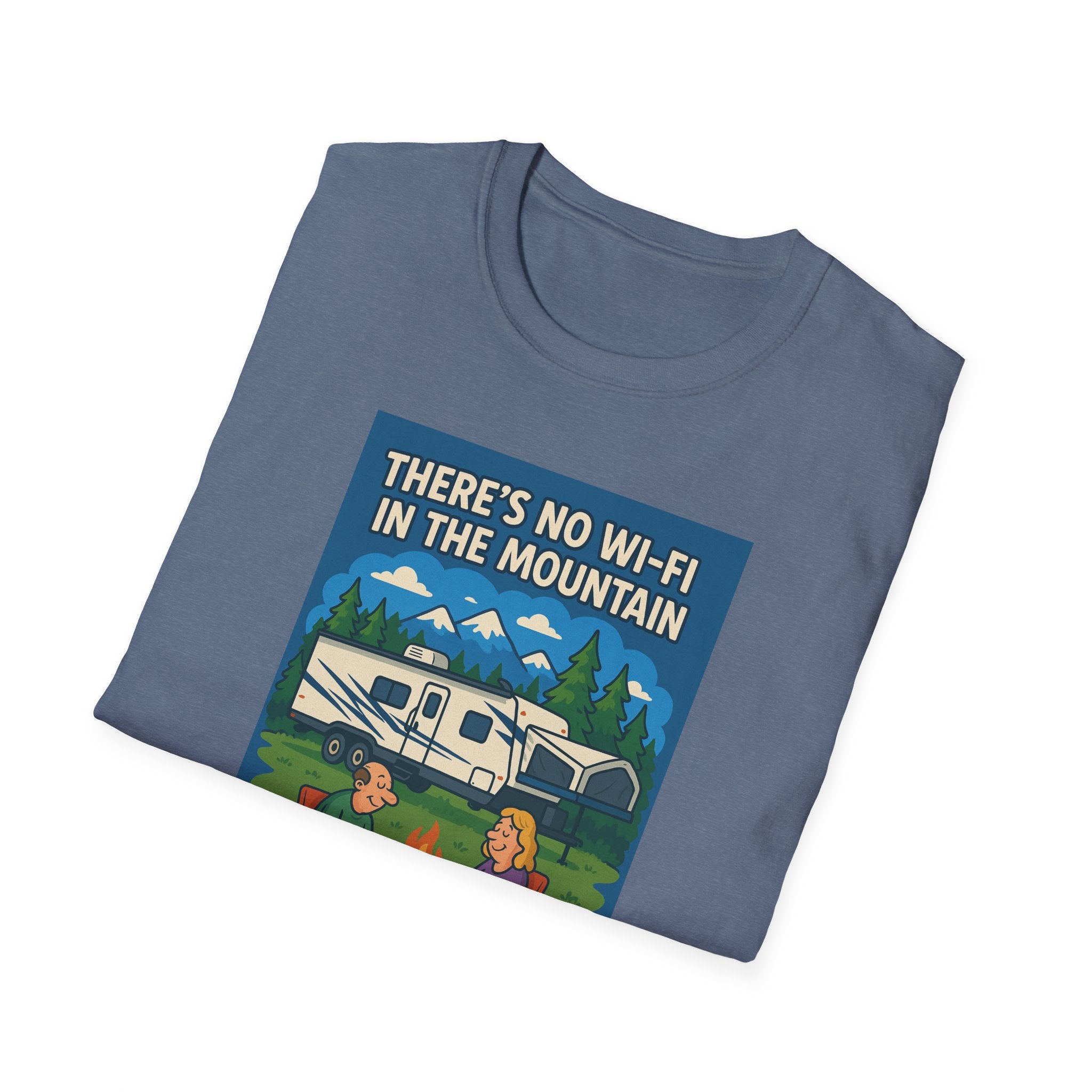 Camping Connection Unisex Softstyle T-Shirt - Fun Outdoor Adventure Tee