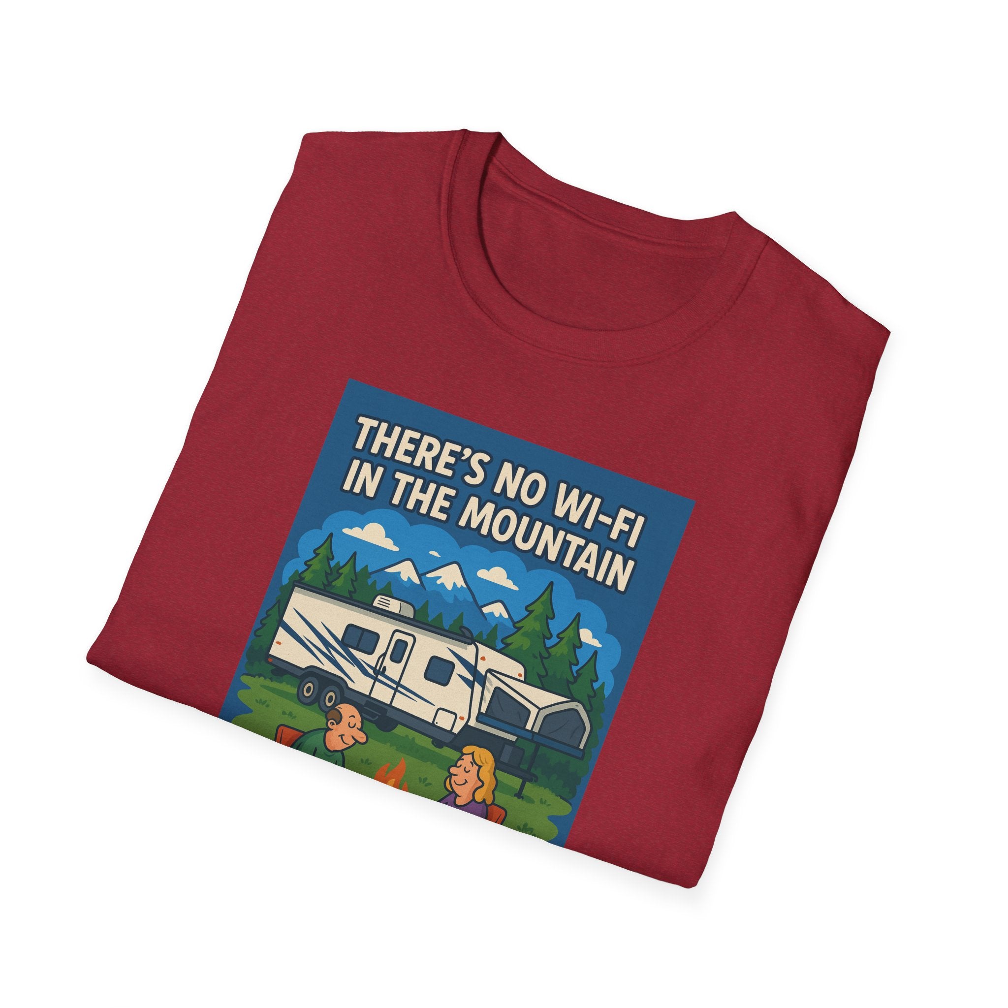 Camping Connection Unisex Softstyle T-Shirt - Fun Outdoor Adventure Tee