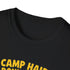 Camp Hair Don't Care Unisex Softstyle T-Shirt - Fun Summer Vibes for Campers