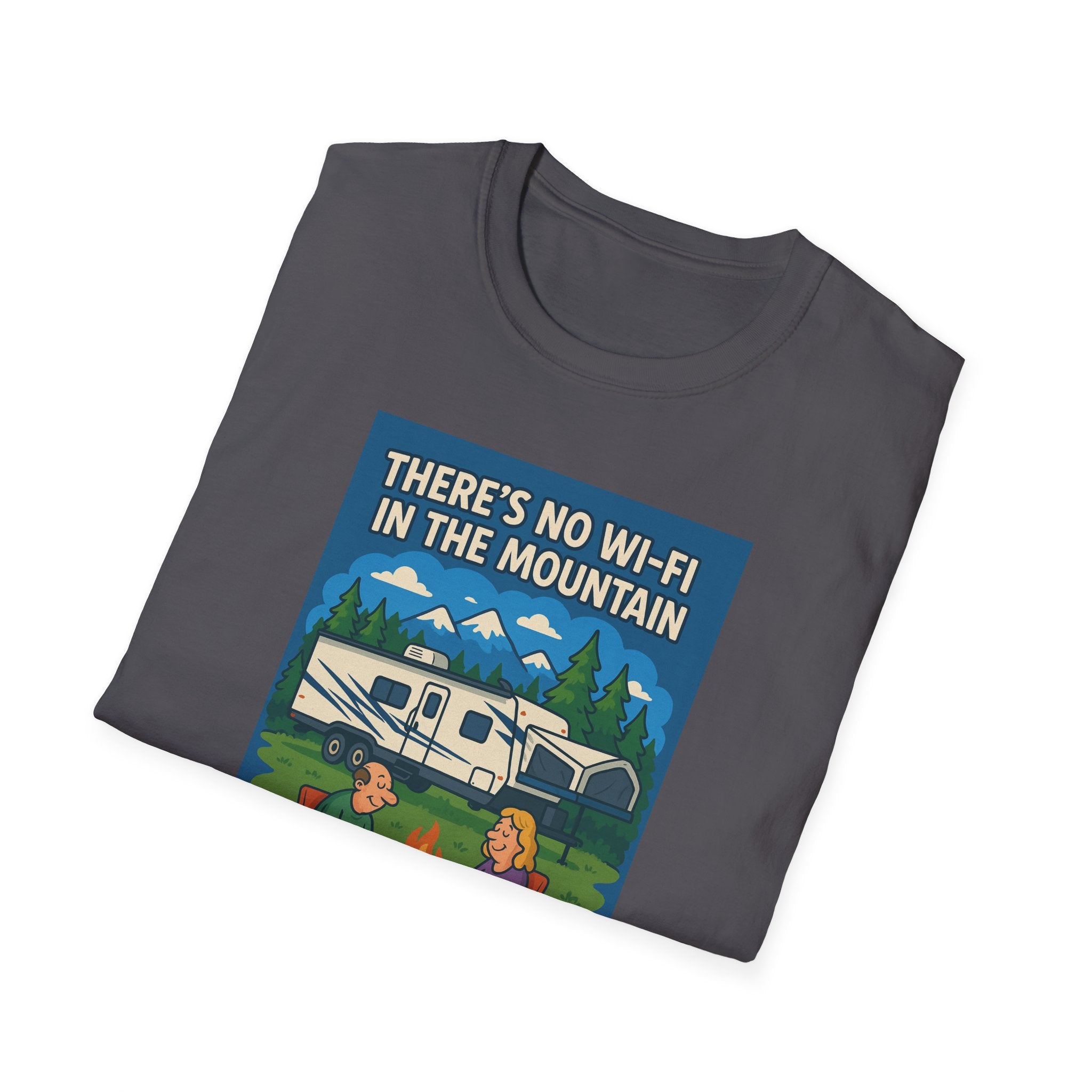 Camping Connection Unisex Softstyle T-Shirt - Fun Outdoor Adventure Tee