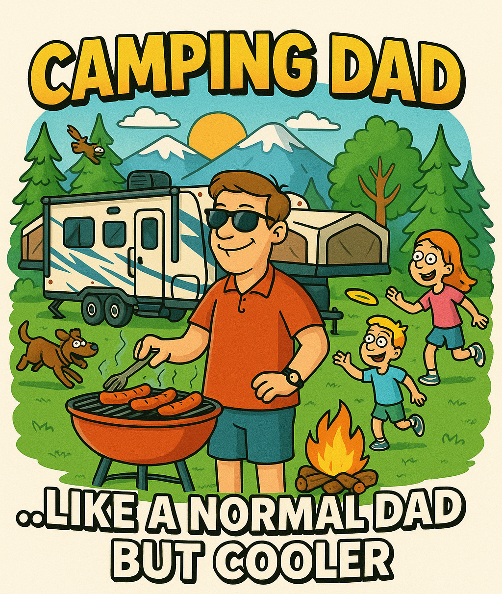 Camping Dad...like a normal dad but cooler