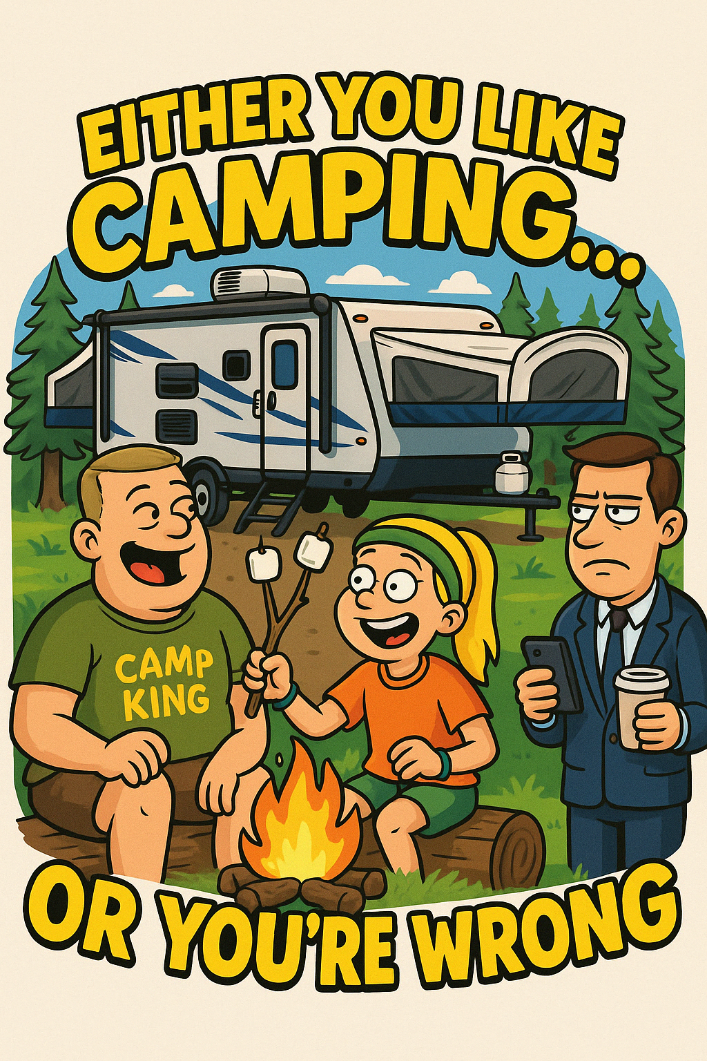 Either you like camping…or you're Wrong