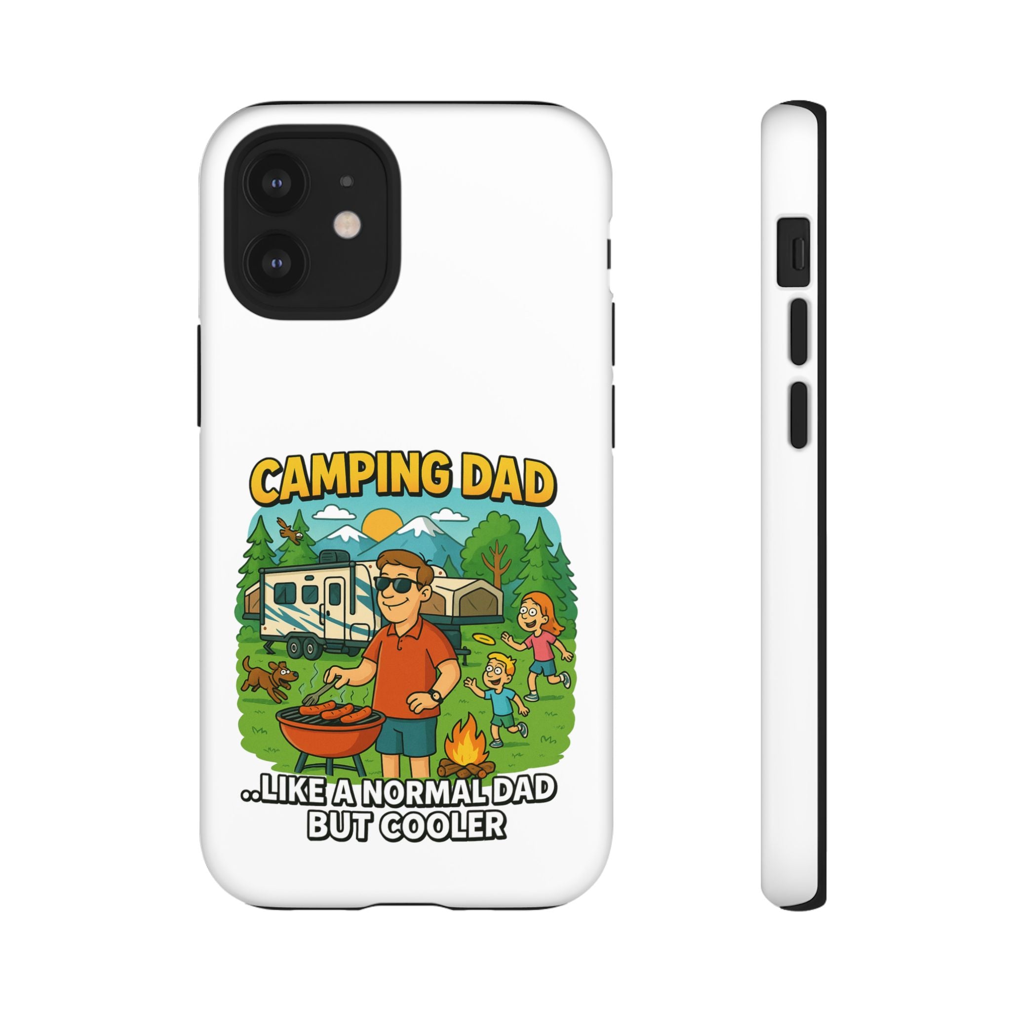 Camping Dad Phone Case - Unique Tough Cover for Outdoor Dads