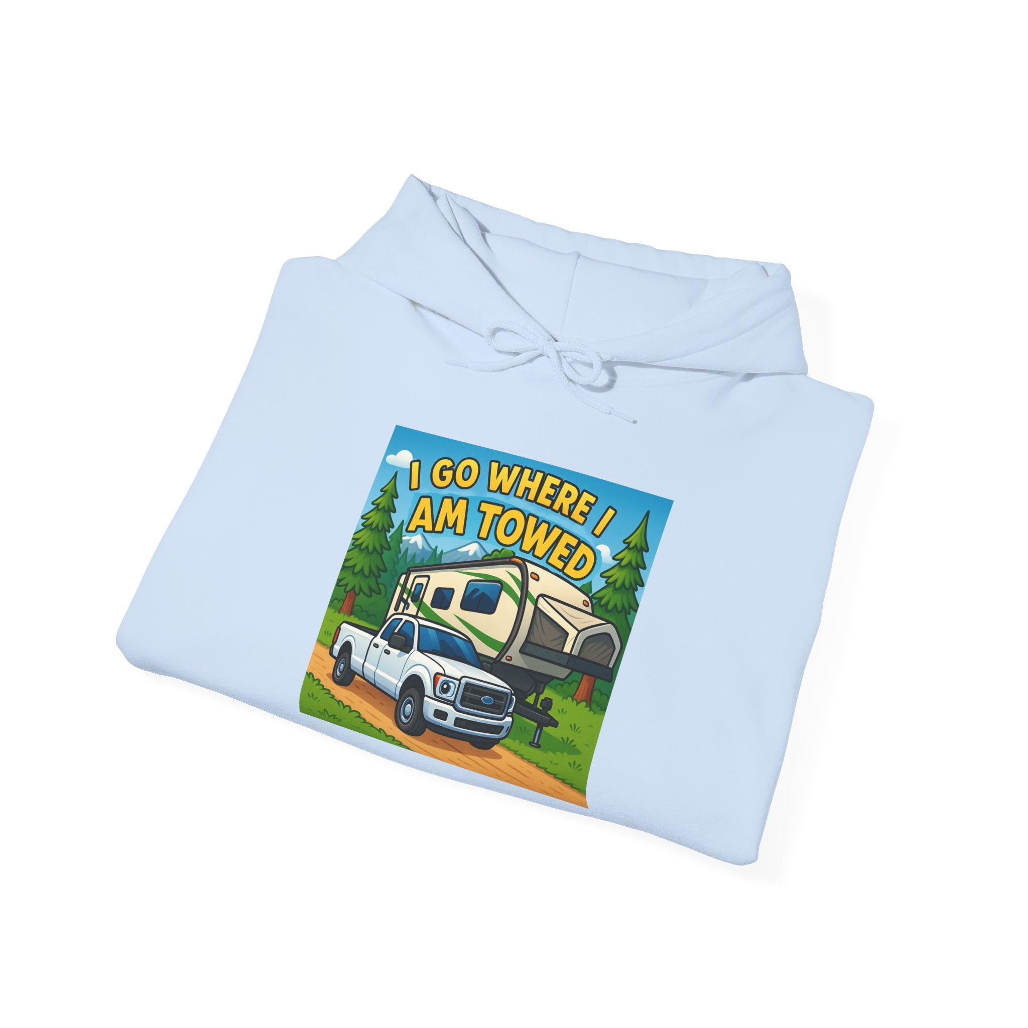 Adventure-Themed Hooded Sweatshirt - Perfect for Travel Enthusiasts, Camper Gifts, Cozy Outings, Outdoor Activities, Road Trip Essentials