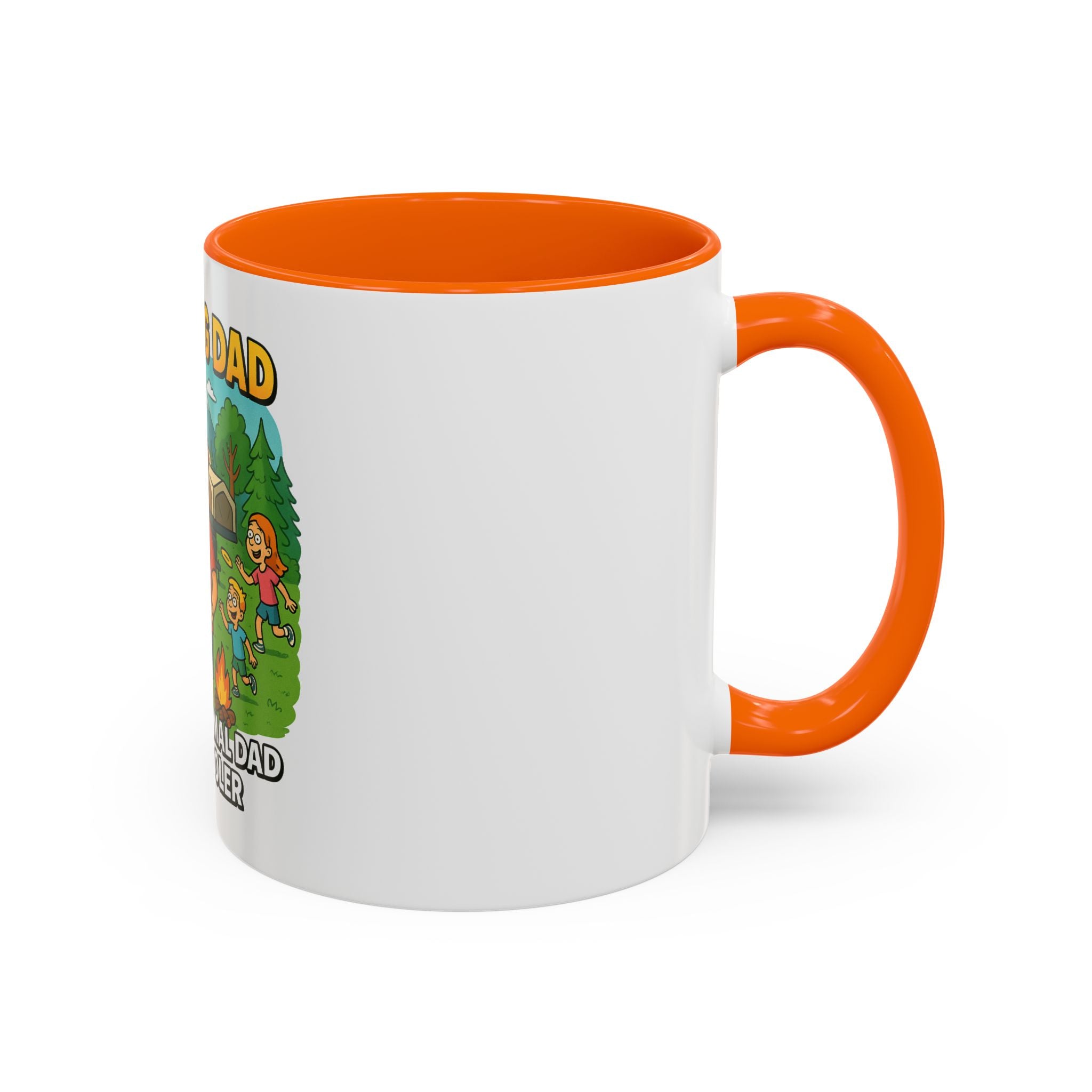 Cool Camping Dad Coffee Mug - Fun Outdoor Adventure Gift