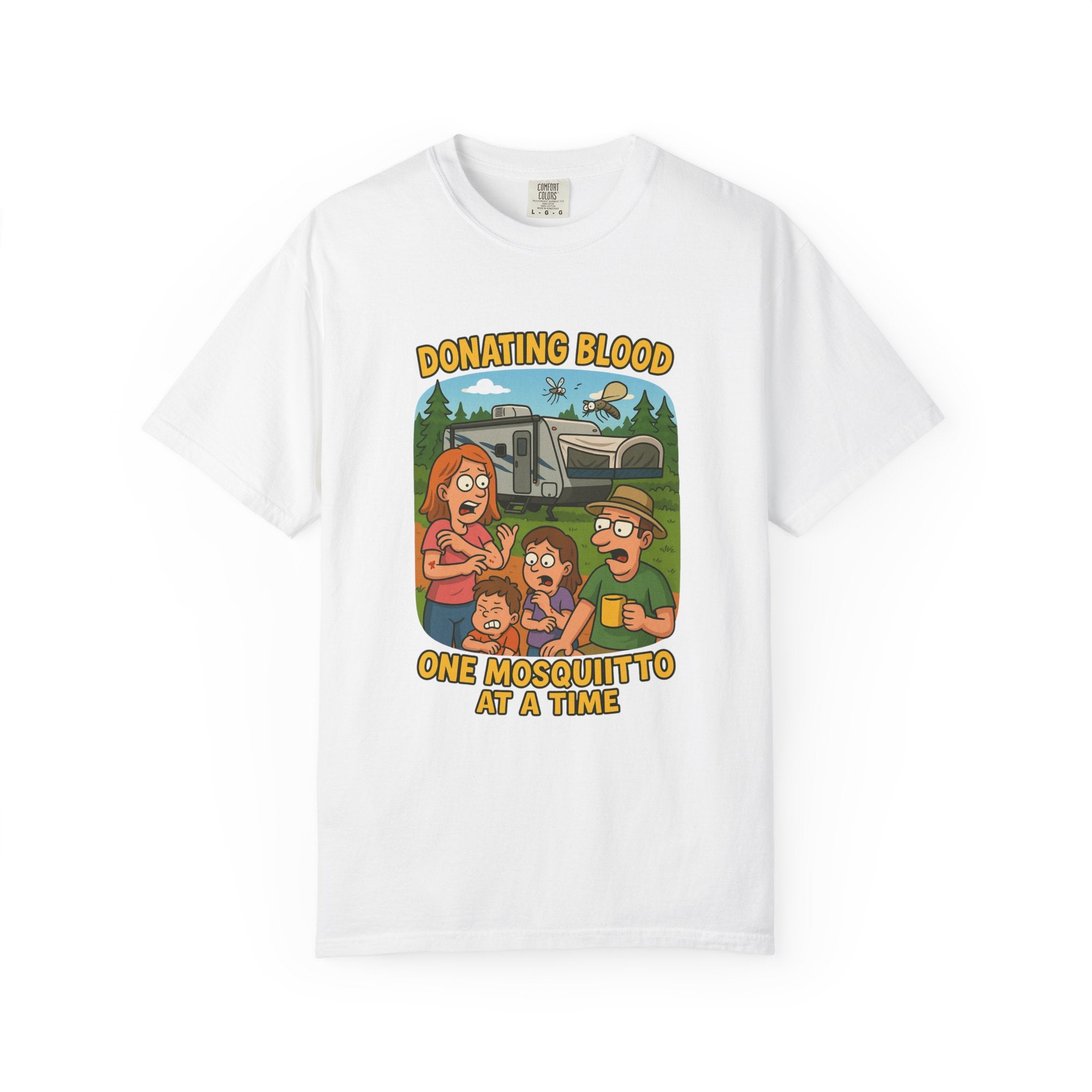 Playful Donation Humor Tee for Blood Donors, Perfect for Fundraisers, Special Events, Gifts, and Everyday Wear