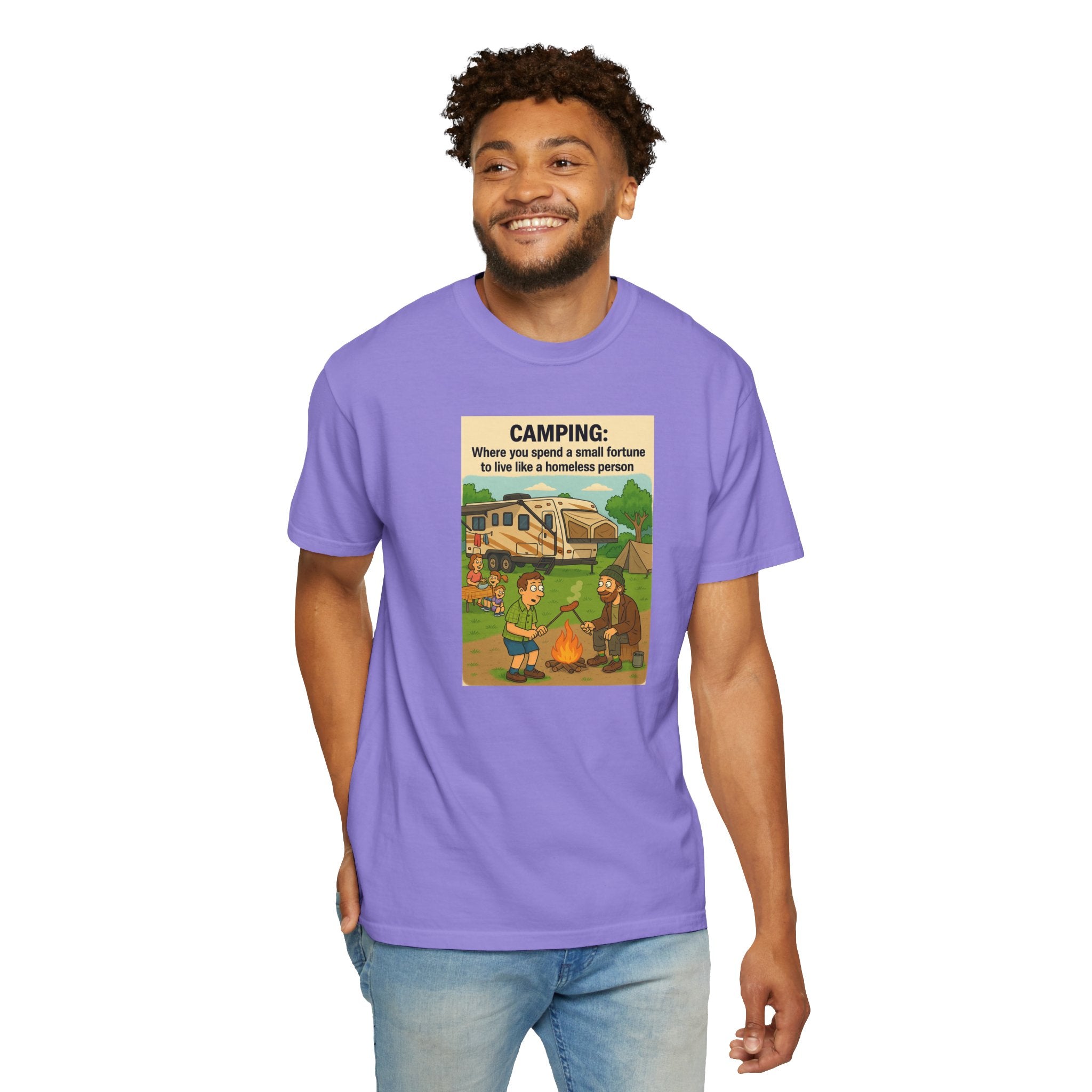 Camping Humor T-Shirt, Unisex Graphic Tee, Adventure Gift, Outdoor Lover Apparel, Funny Camping Shirt