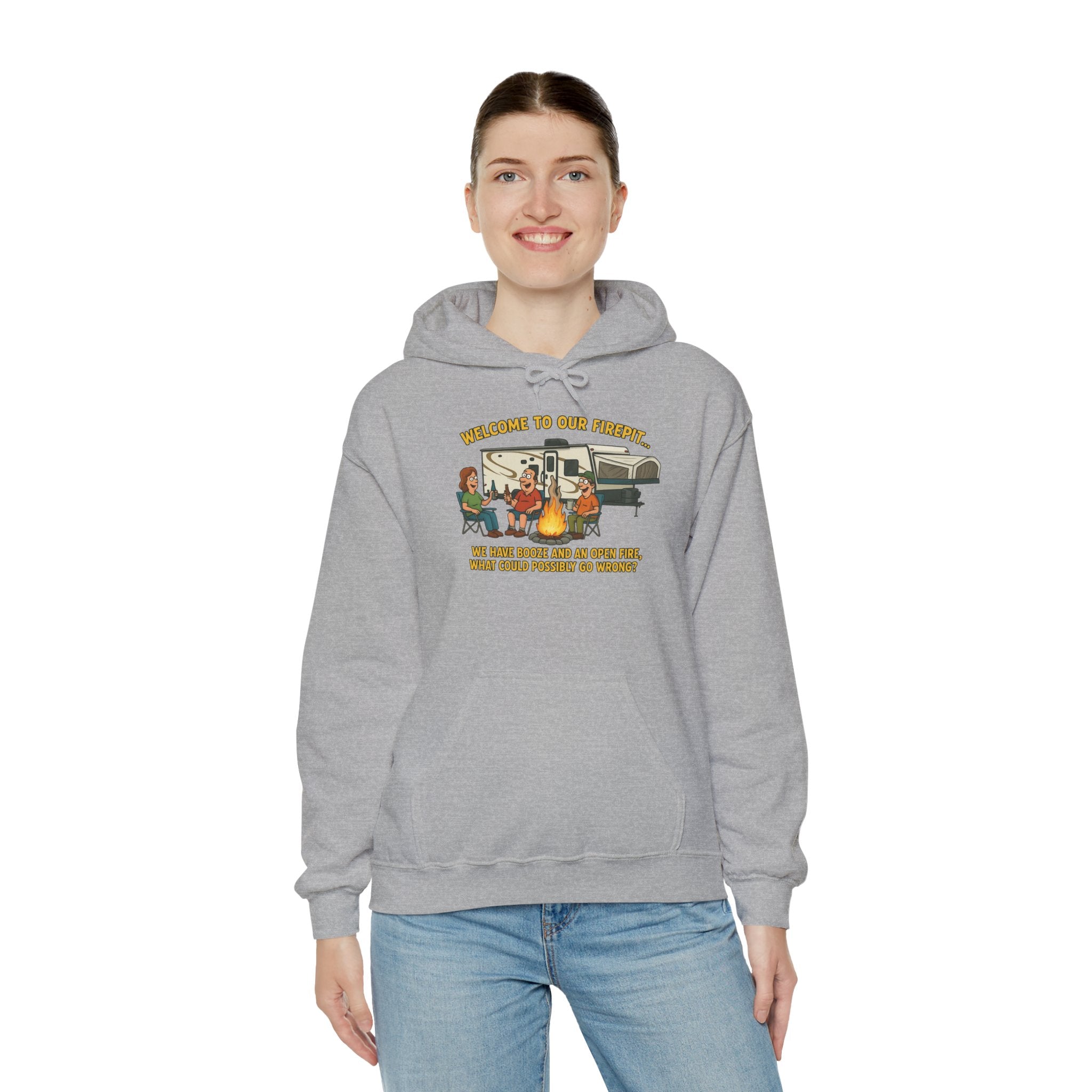 Cozy Campfire Sweatshirt | Unisex Hoodie for Outdoor Lovers, Camping Gear, Warmth for Fall, Great Gift for Nature Enthusiasts
