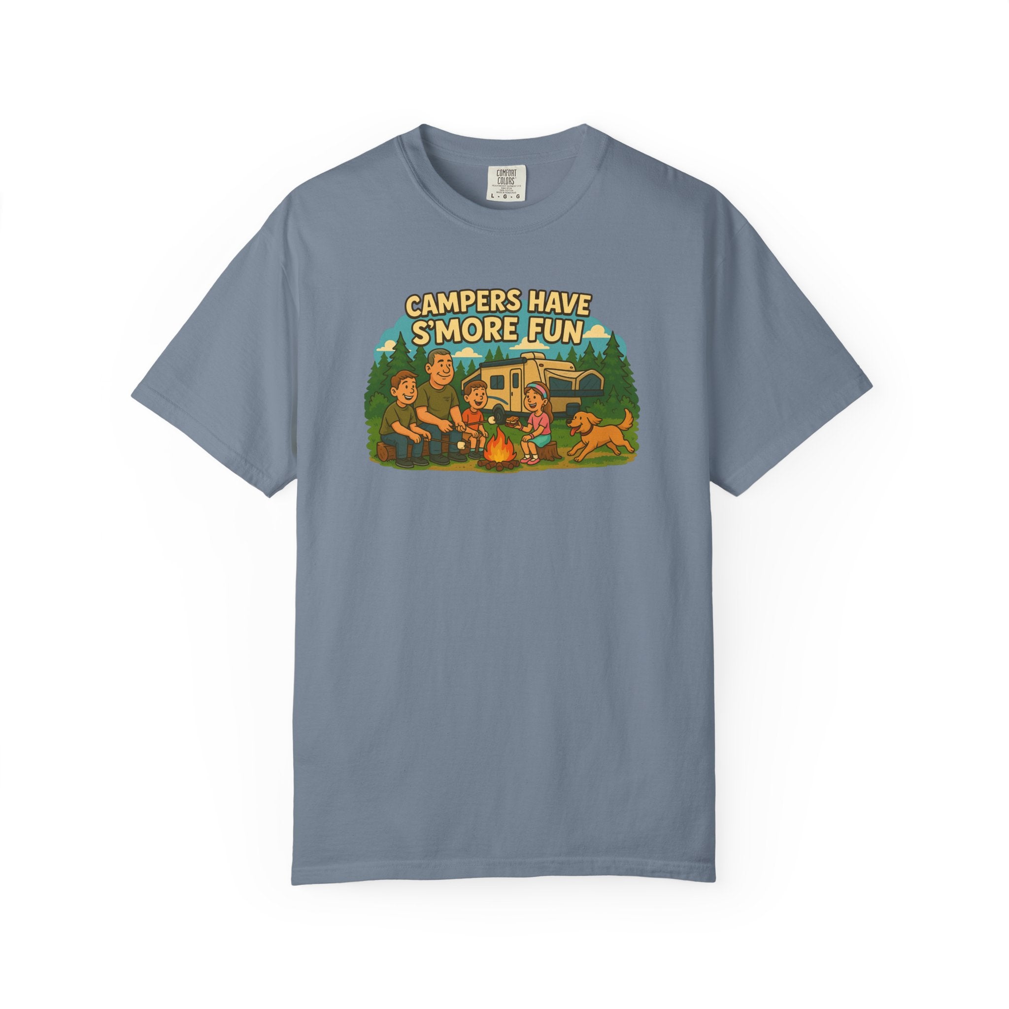 Camping T-Shirt for Outdoor Lovers, Perfect Gift for Campers, Adventure Tee, Vacation Shirt, Summer Fun Merchandise