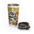 Camp Hair Don't Care Travel Mug | Camping Travel Cup, Outdoor Coffee Mug, Fun Gift for Campers, Adventure Mug, Travel Coffee Thermos