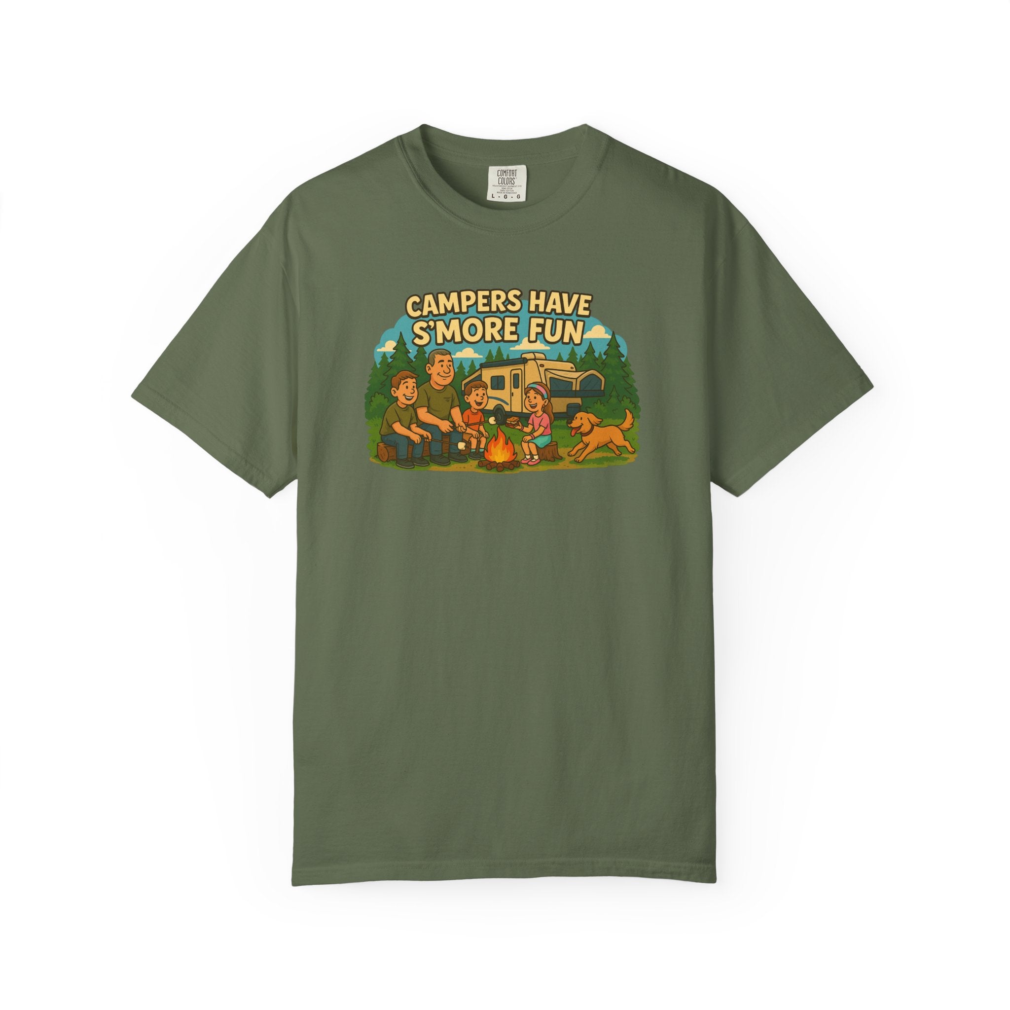 Camping T-Shirt for Outdoor Lovers, Perfect Gift for Campers, Adventure Tee, Vacation Shirt, Summer Fun Merchandise