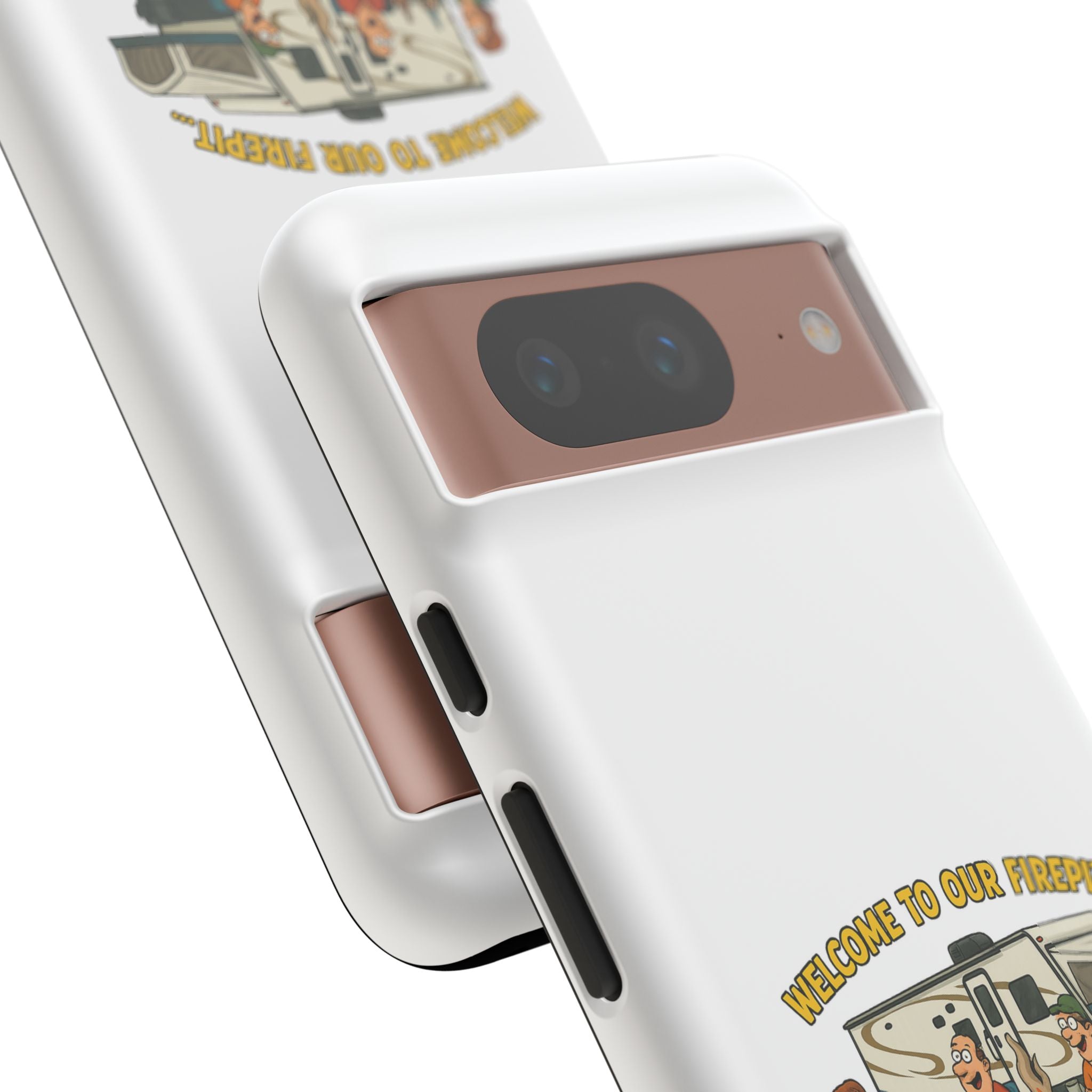 Camping Phone Case - Welcome to Our Firepit - Outdoor Gear, Gift for Campers, Adventure Accessory, Fun Camping Decor