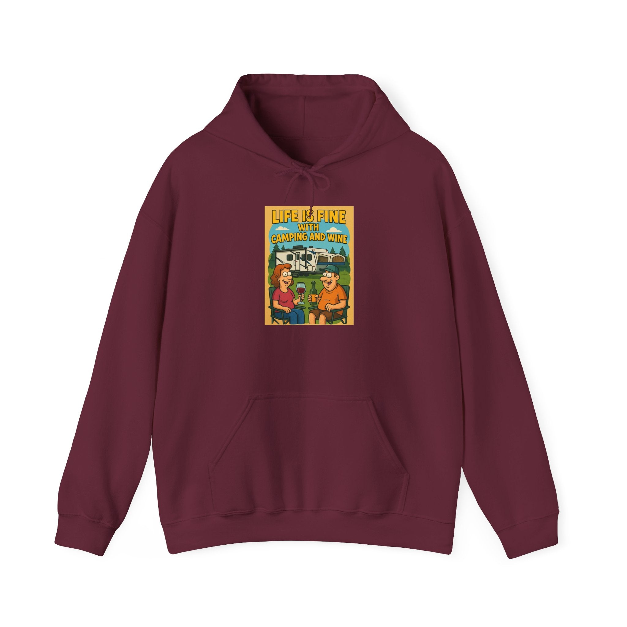 Retro Graphic Hooded Sweatshirt, Cozy Unisex Hoodie for Casual Days, Perfect Gift for Friends, Fall and Winter Fashion