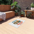 Camping Outdoor Rug - Wine Solves the Rest, Patio Decor, RV Accessories, Outdoor Living, Camping Gear