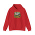 Campfire Adventure Hoodie with Retro Design, Cozy Gift for Outdoor Lovers, Perfect for Camping, Road Trips, and Casual Wear