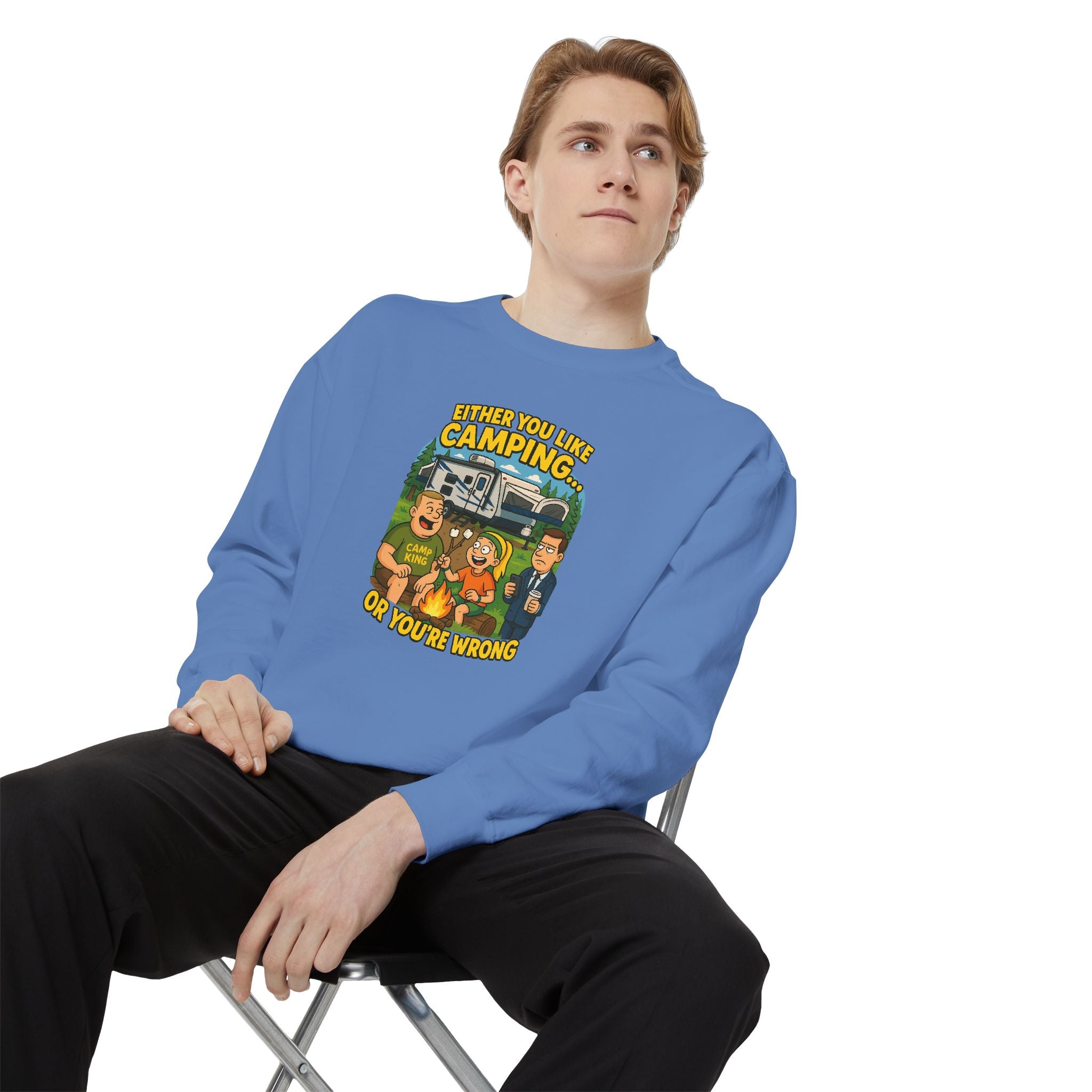 Camping Adventure Sweatshirt - Perfect for Outdoor Lovers