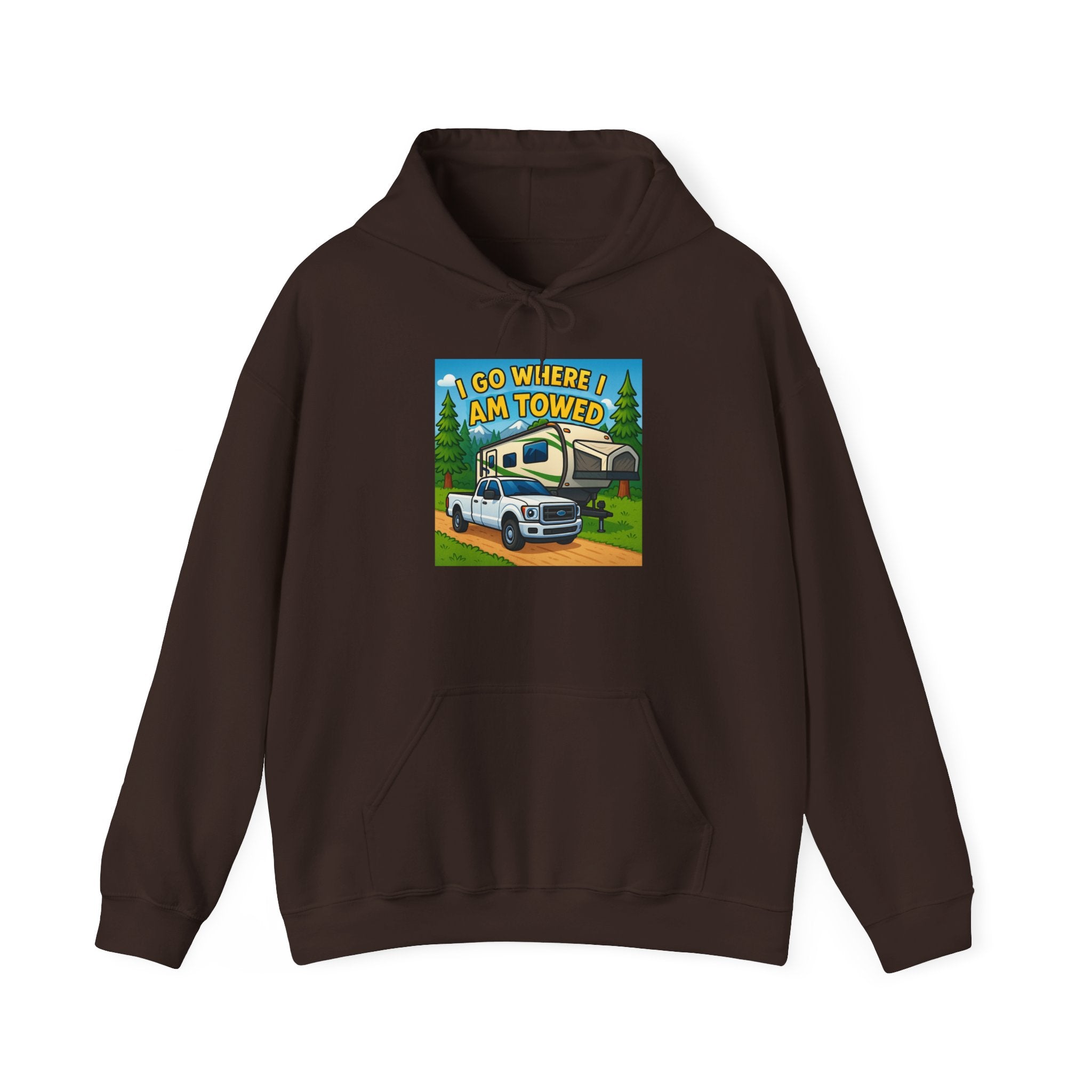Adventure-Themed Hooded Sweatshirt - Perfect for Travel Enthusiasts, Camper Gifts, Cozy Outings, Outdoor Activities, Road Trip Essentials
