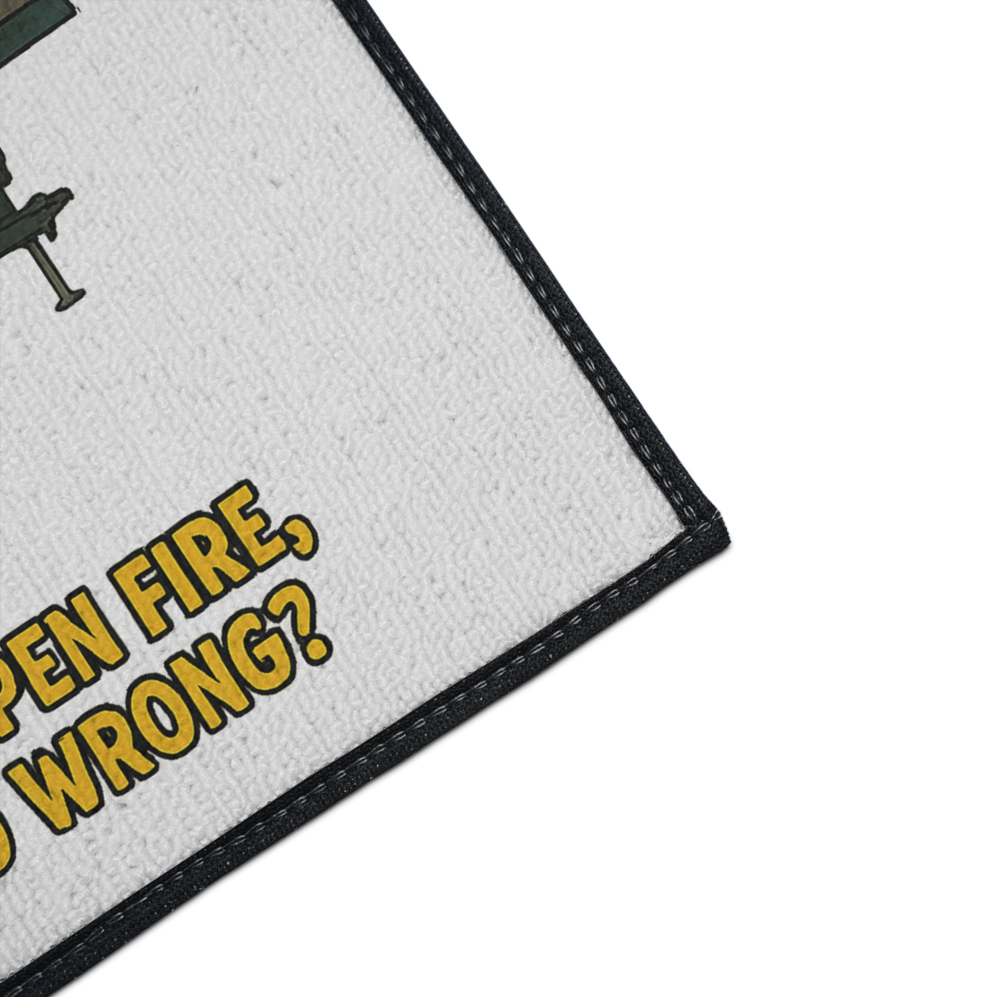 Camping Humor Floor Mat, Welcome to Our Firepit Mat, Outdoor Rug, Camping Decor, Funny Doormat, RV Accessories