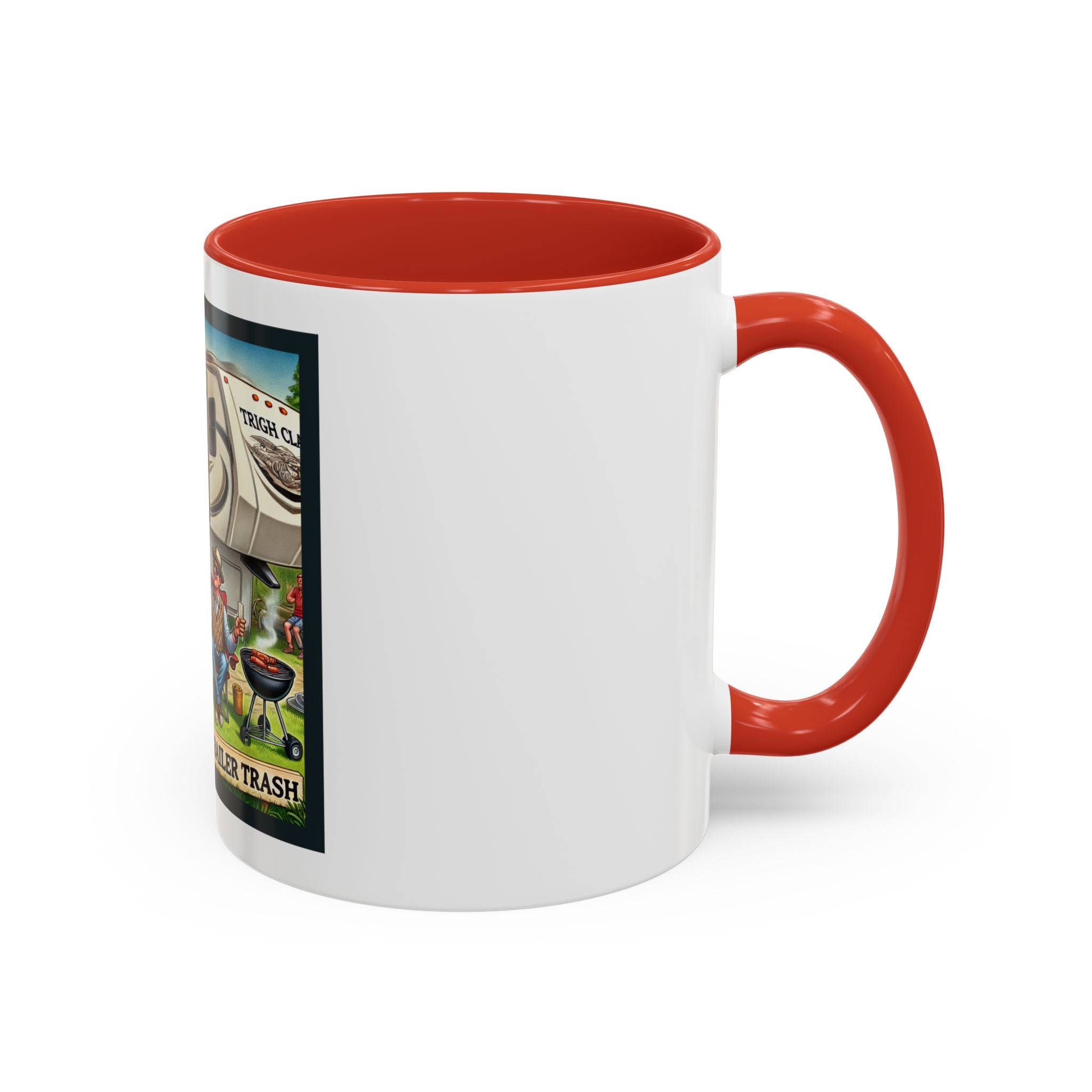 Accent Coffee Mug (11, 15oz) - High Class, Trailer Trash