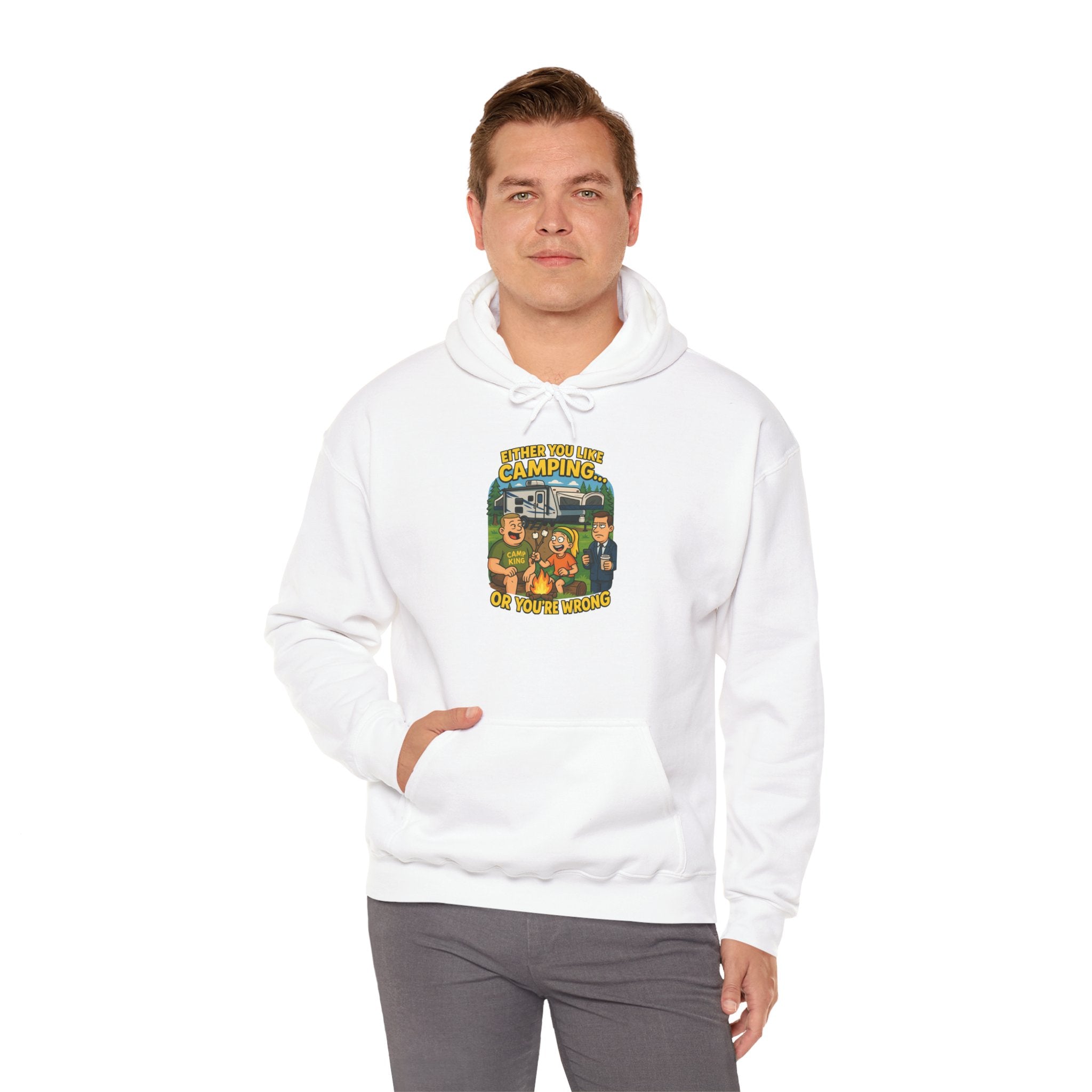 Camping Adventure Unisex Heavy Blend™ Hooded Sweatshirt