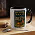 Camping-Themed Accent Coffee Mug | Perfect for RV Lovers, Campers, Travelers, Cozy Nights, Outdoor Adventures, Unique Gift Ideas