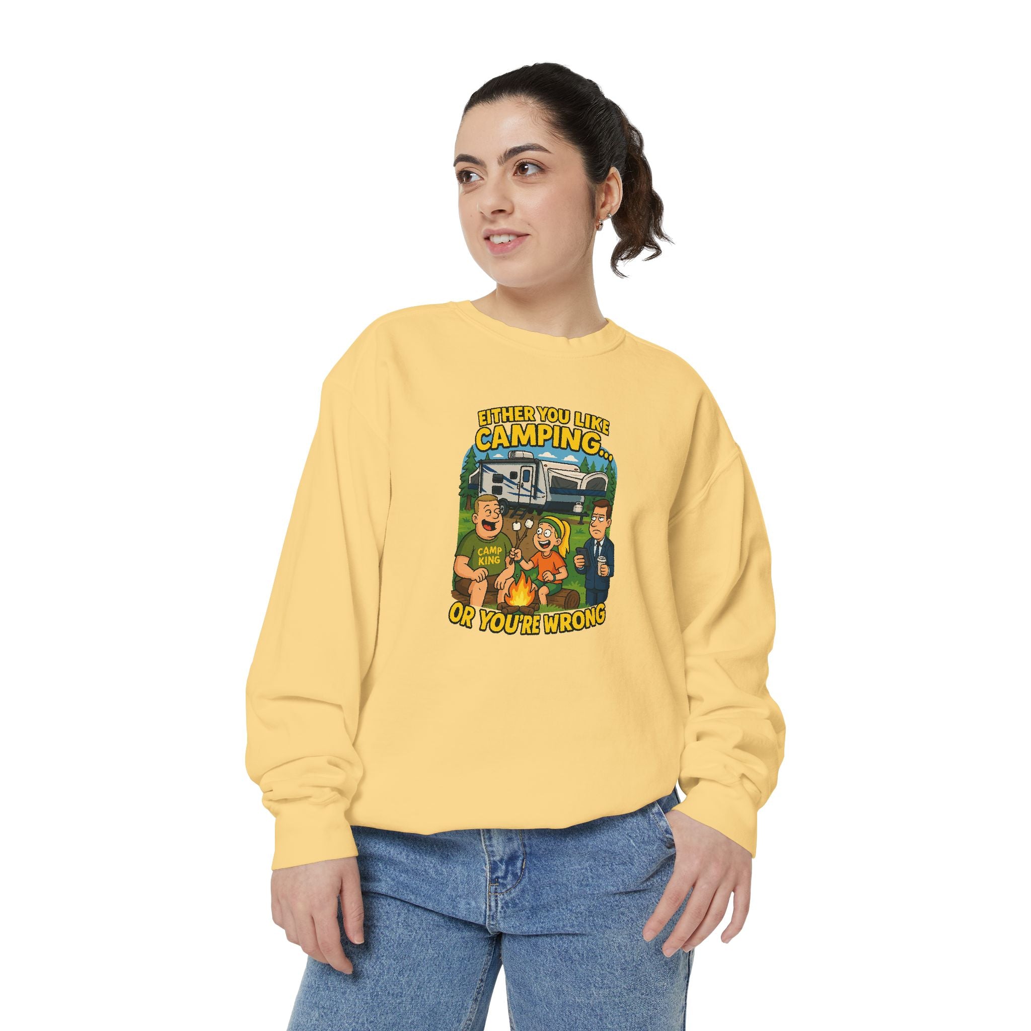 Camping Adventure Sweatshirt - Perfect for Outdoor Lovers