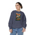 Cozy Unisex Garment-Dyed Sweatshirt with Retro Design, Perfect for Relaxing, Gift for Friends, Casual Wear, Fall Fashion, Warm Layer