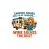 Vinyl Stickers for Camping Lovers, Fun Wine Decals, Outdoor Decor, RV Accessories, Gift for Wine Enthusiasts