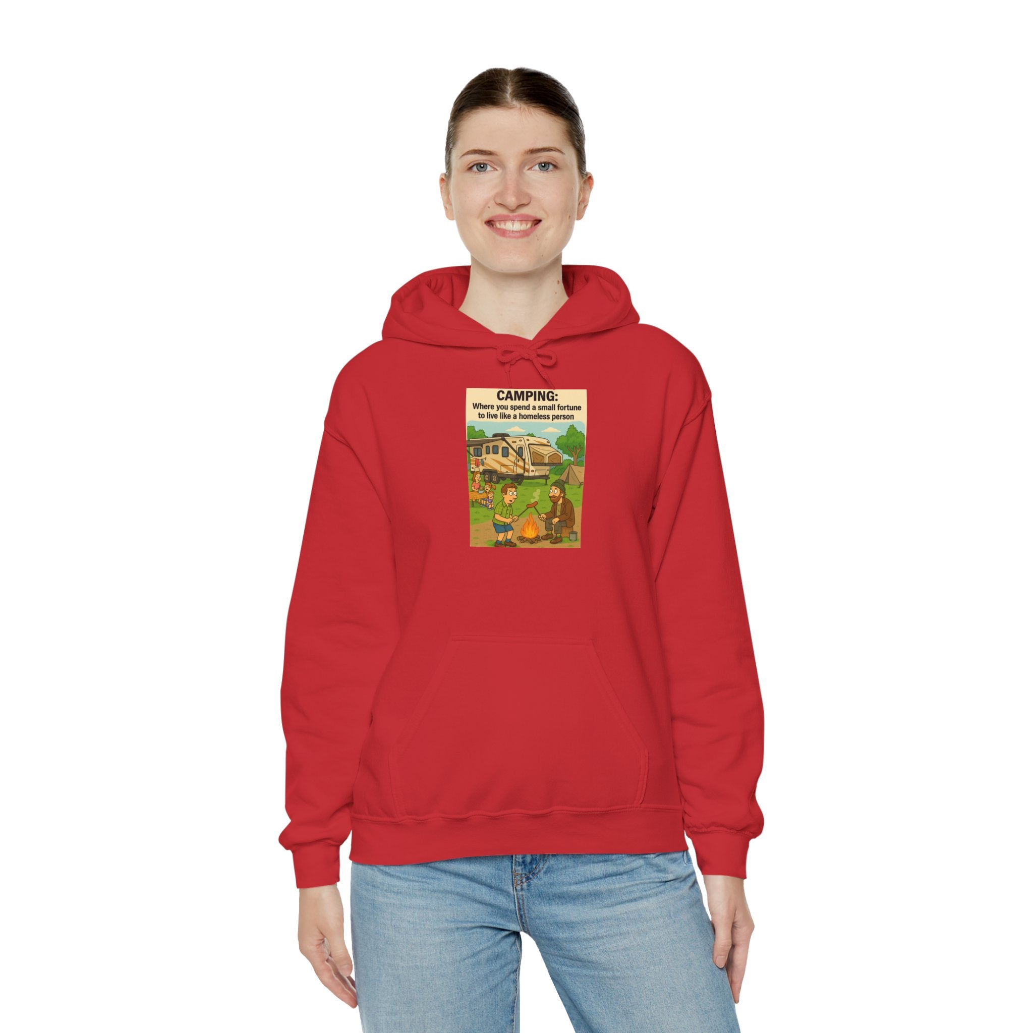 Cozy Camping Sweatshirt | Unisex Heavy Blend Hoodie, Outdoor Gear, Nature Lover Gift, Camping Apparel, Weekend Retreat Wear