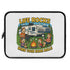 Camping Adventure Laptop Sleeve, RV Life Accessory, Portable Computer Case, Outdoor Enthusiast Gift, Life Rocks Design