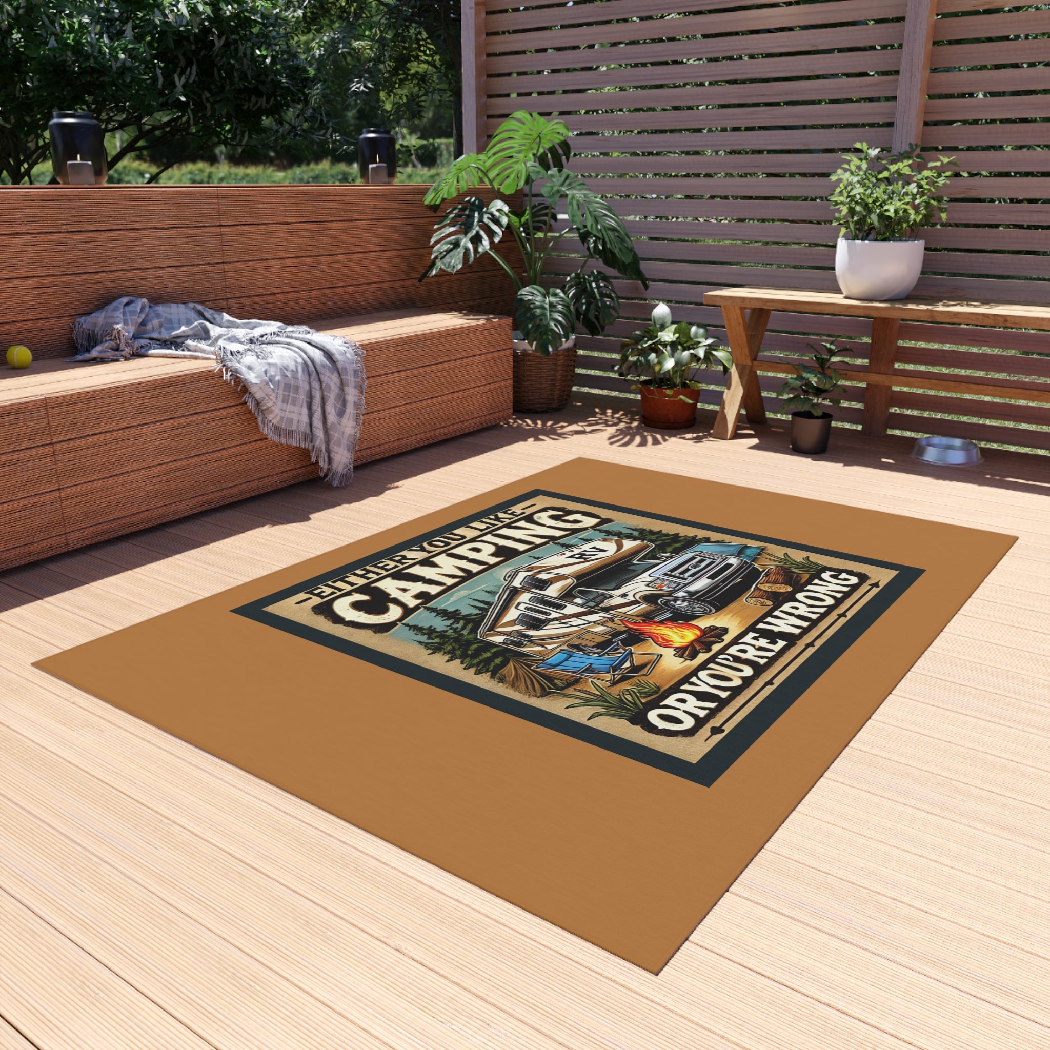 Outdoor Rug - Either you like camping…or you're Wrong