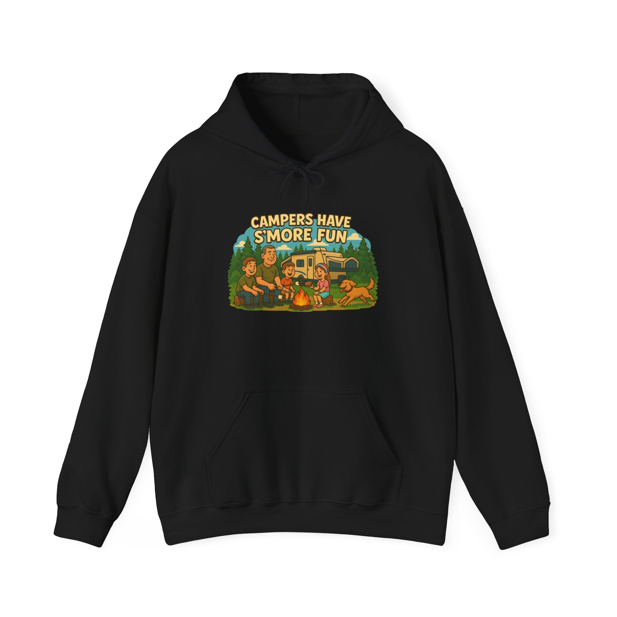 Campfire Vibes Hoodie - Perfect for Outdoor Lovers, Camping Trips, Nature Adventures, Gift for Campers, Cozy Hooded Sweatshirt