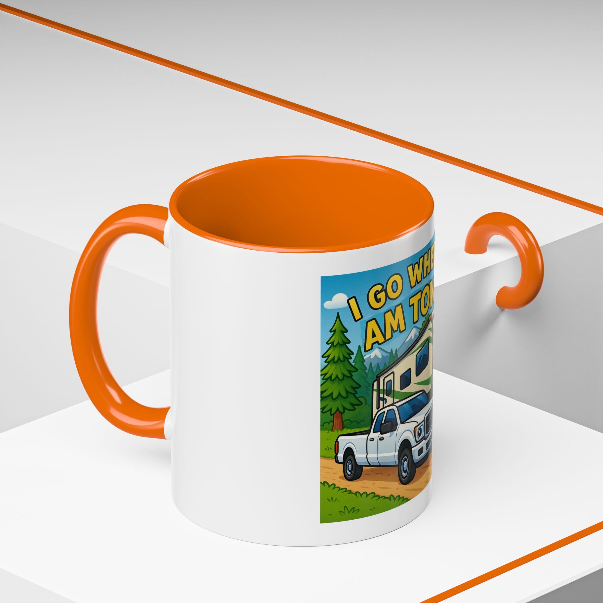 Adventure Camping Coffee Mug, RV Lover Gift, Hiking Mug, Travel Enthusiast Ceramic Cup, Nature Lover Drinkware