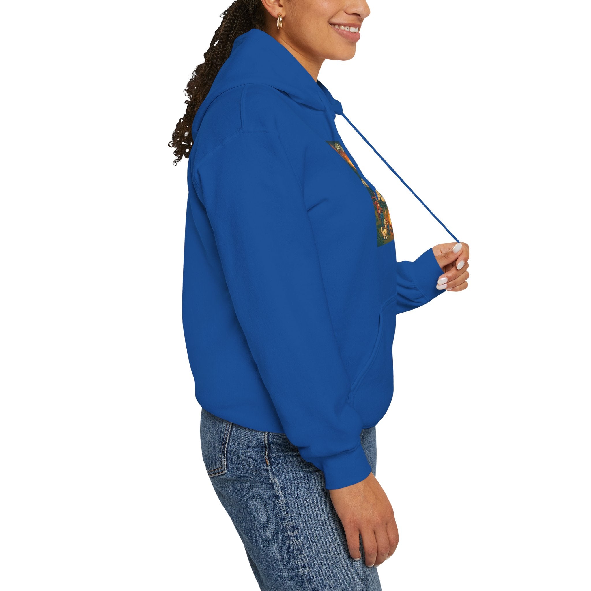 Cozy Campfire Vibes Hoodie, Unisex Sweatshirt for Camp Lovers, Autumn Apparel, Outdoor Adventure Gift, Family Get-Together